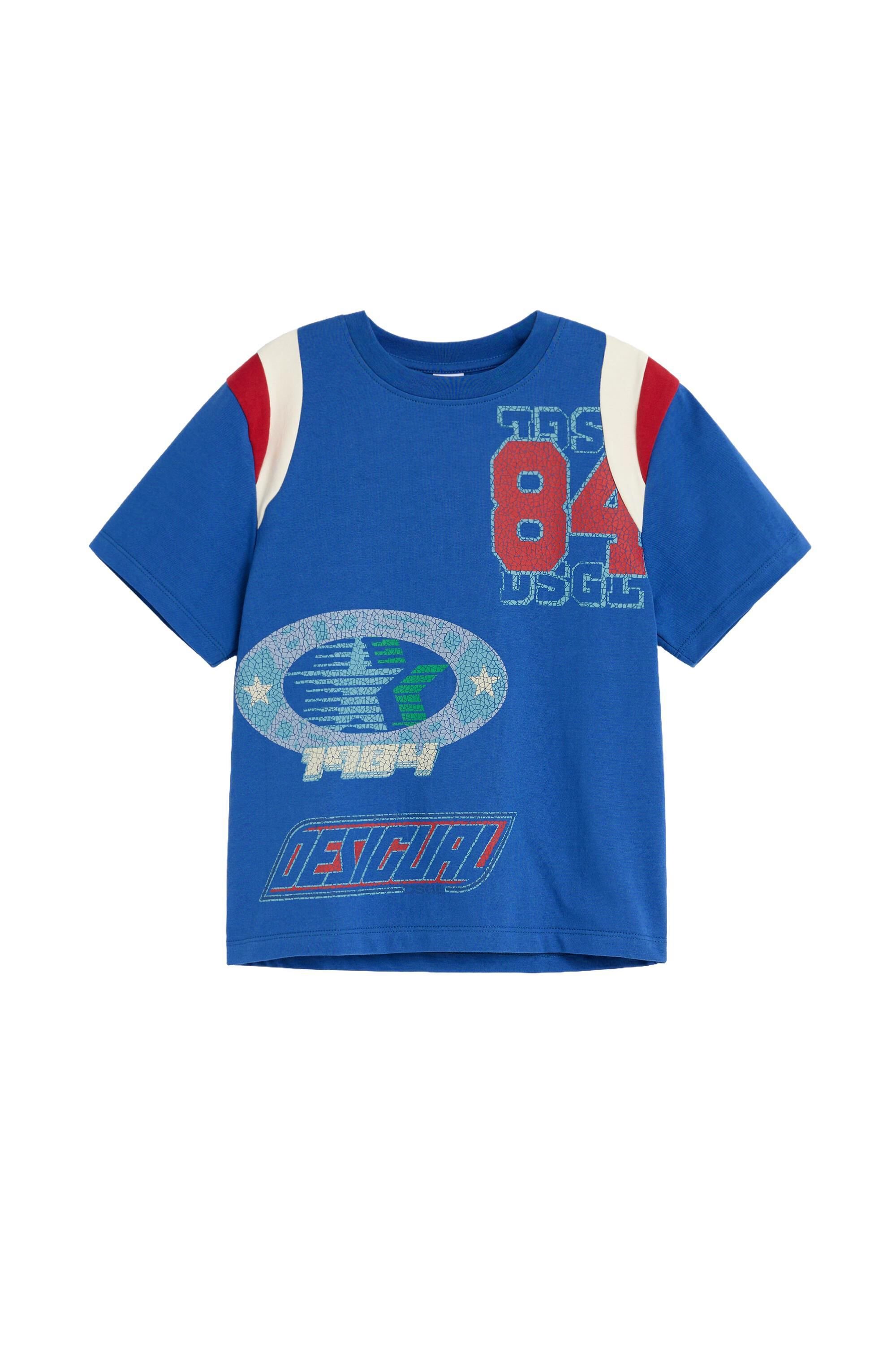 T-shirt imprimé en coton, DESIGUAL