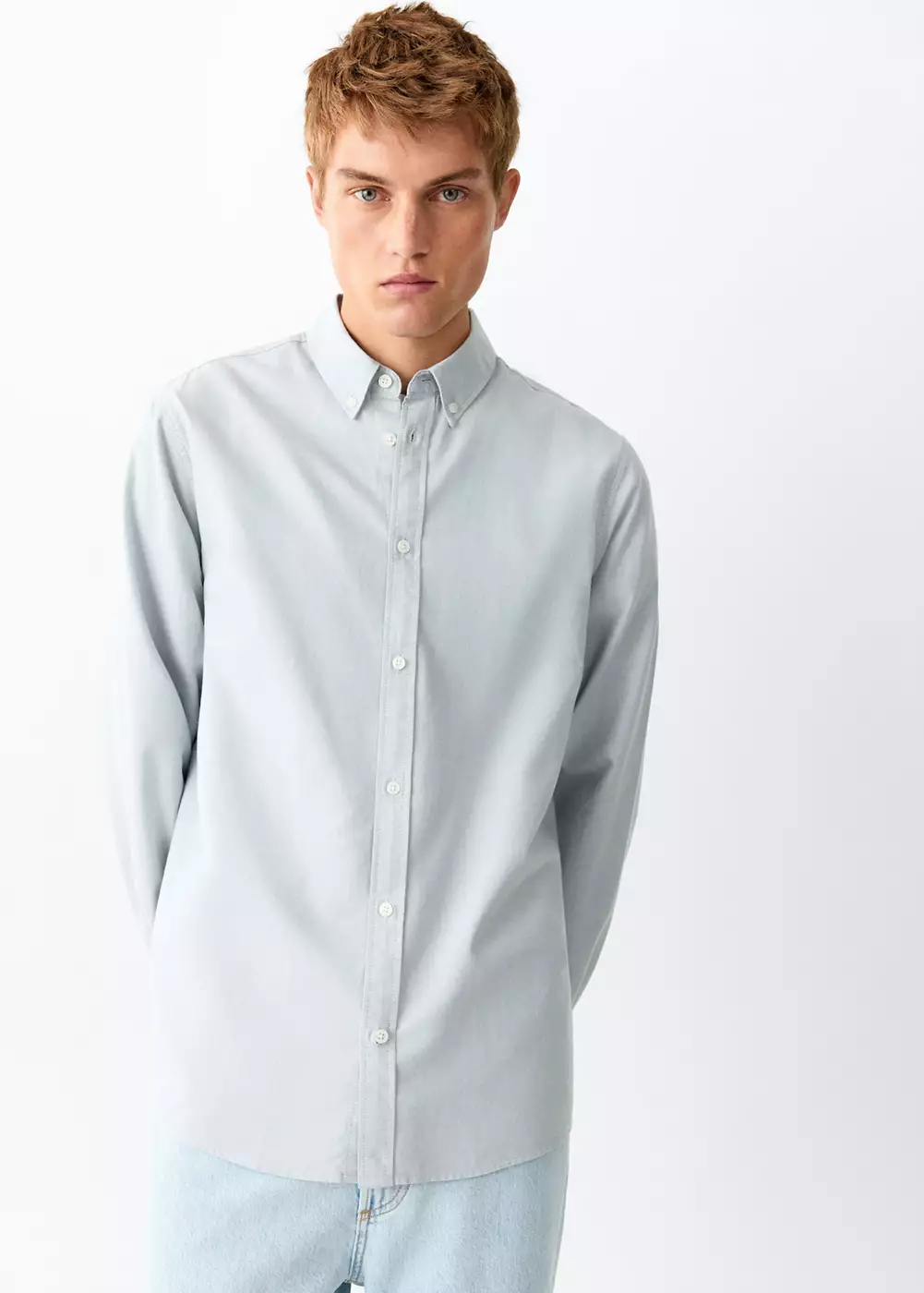 Chemise oxford en coton, MANGO TEEN