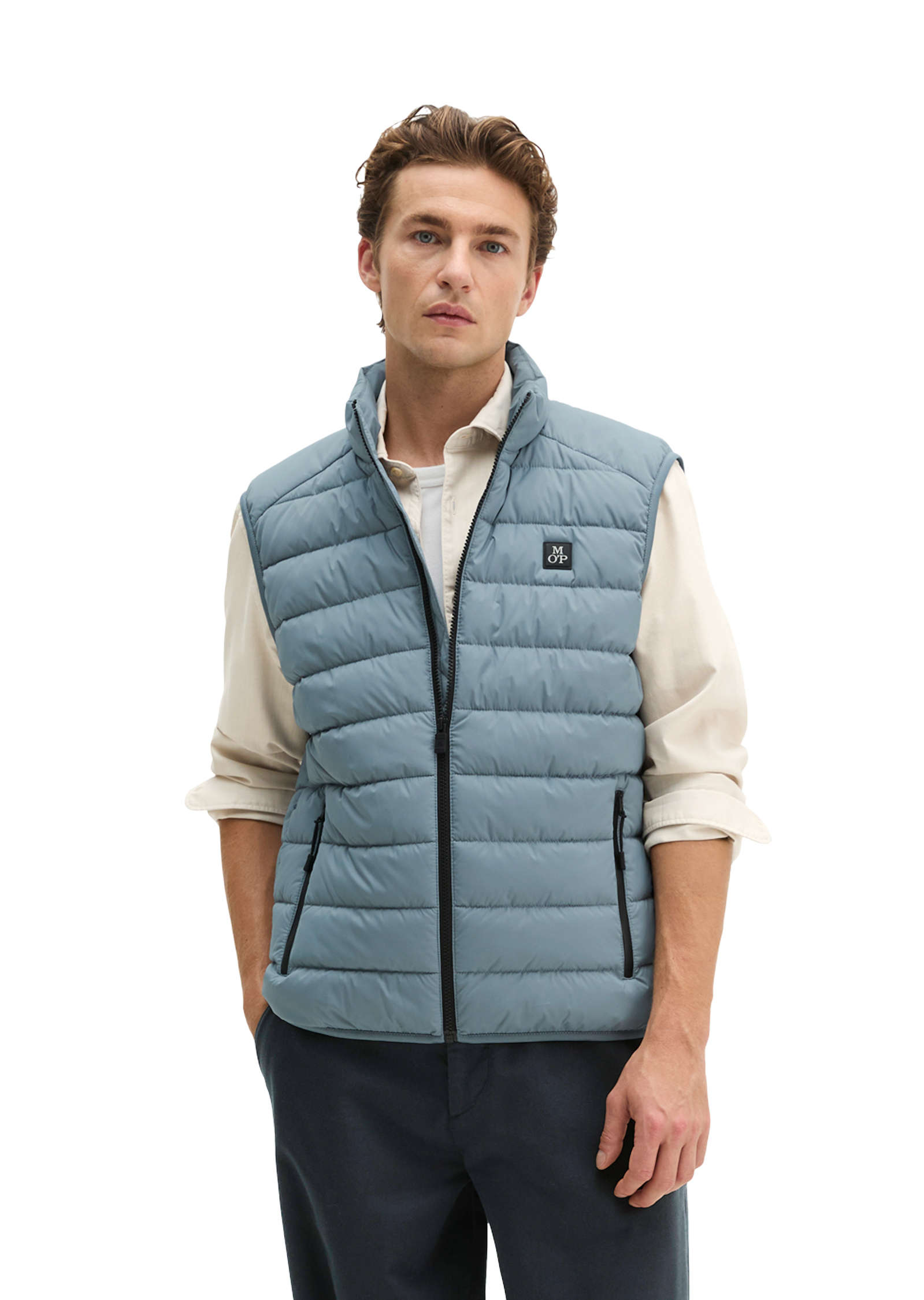 Gilet matelassé regular avec sac de rangement pratique, MARC O'POLO