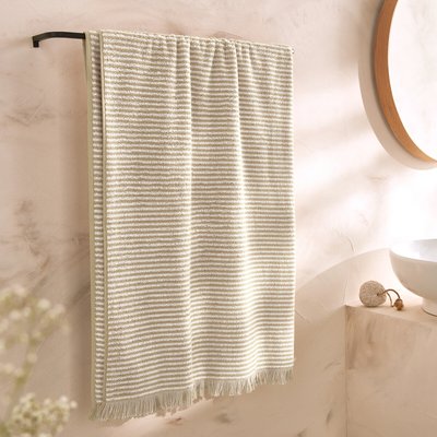 Malo Striped 100% Cotton Bath Sheet LA REDOUTE INTERIEURS
