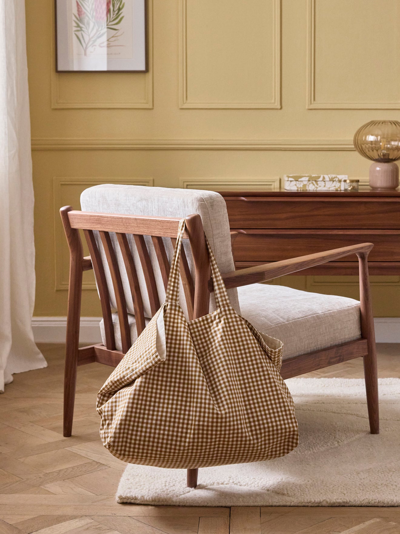 Sac cabas imprimé vichy, CYRILLUS