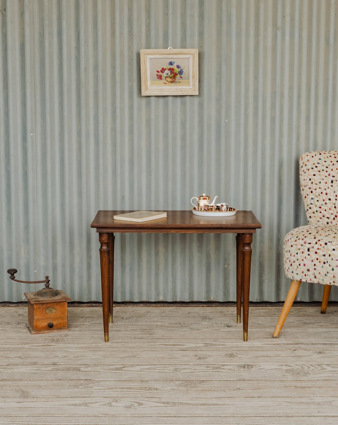 Table d'appoint en bois Francine N°903 - Bon état, DEBONGOUT