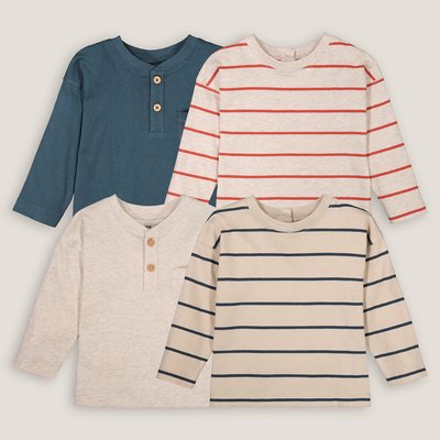 4er-Pack Langarmshirts LA REDOUTE COLLECTIONS