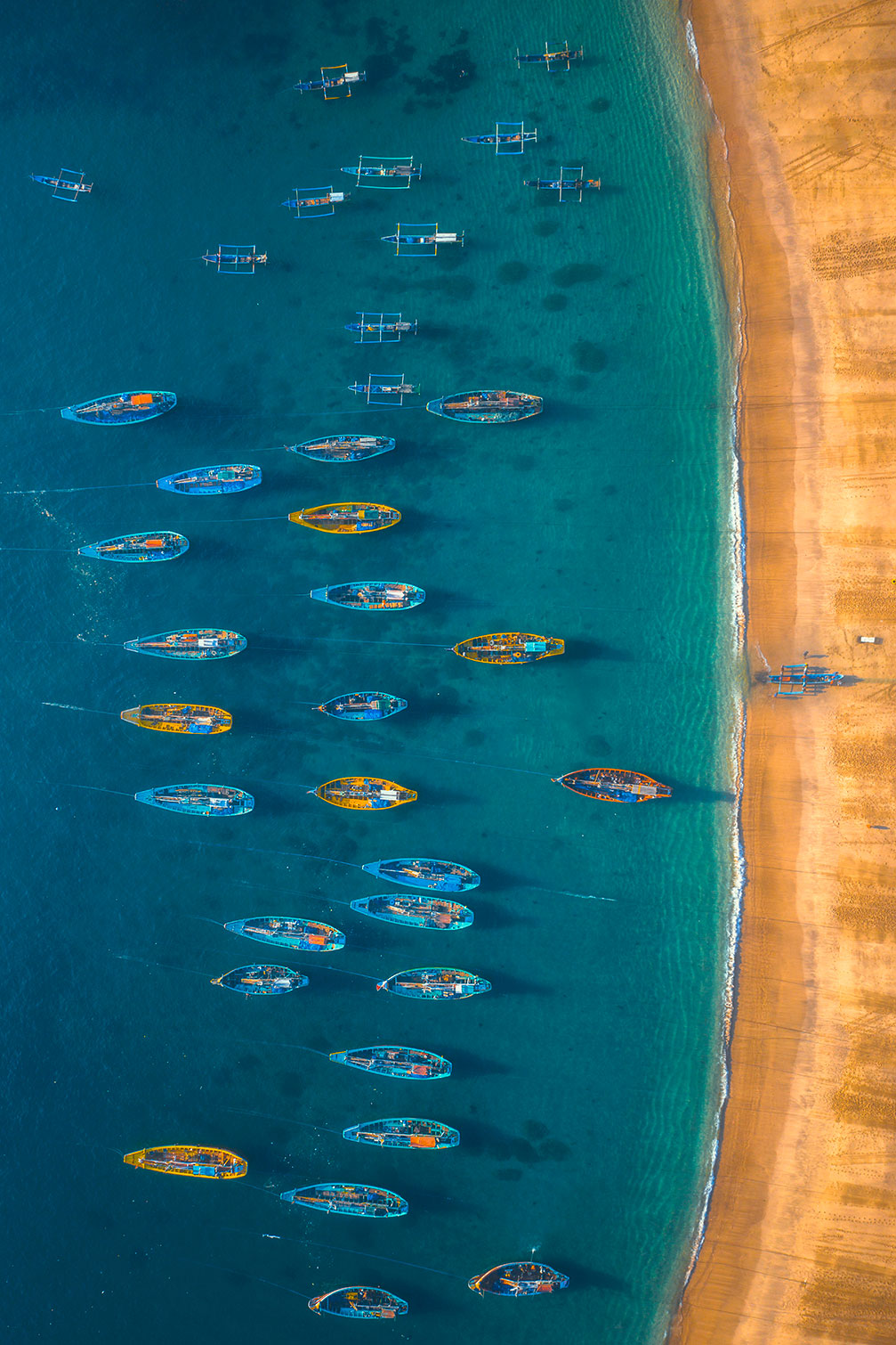 Tableau bateaux de pêche, HEXOA