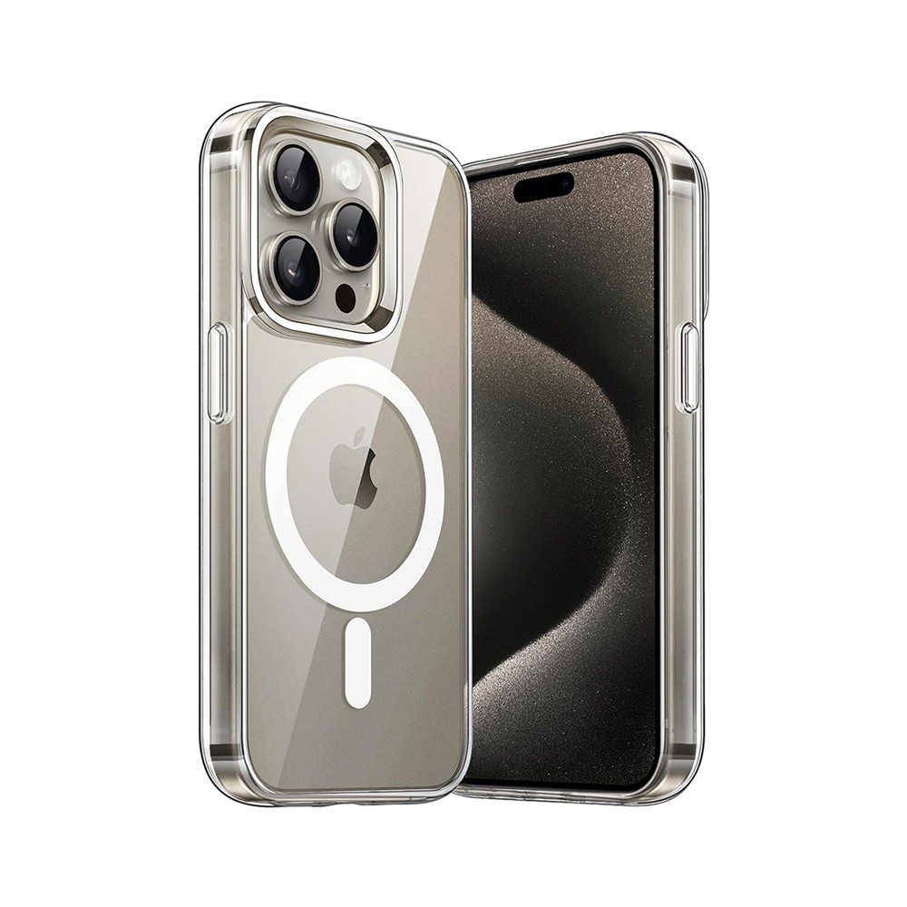Coque anti-choc compatible magsafe iPhone 15 Pro, EVETANE