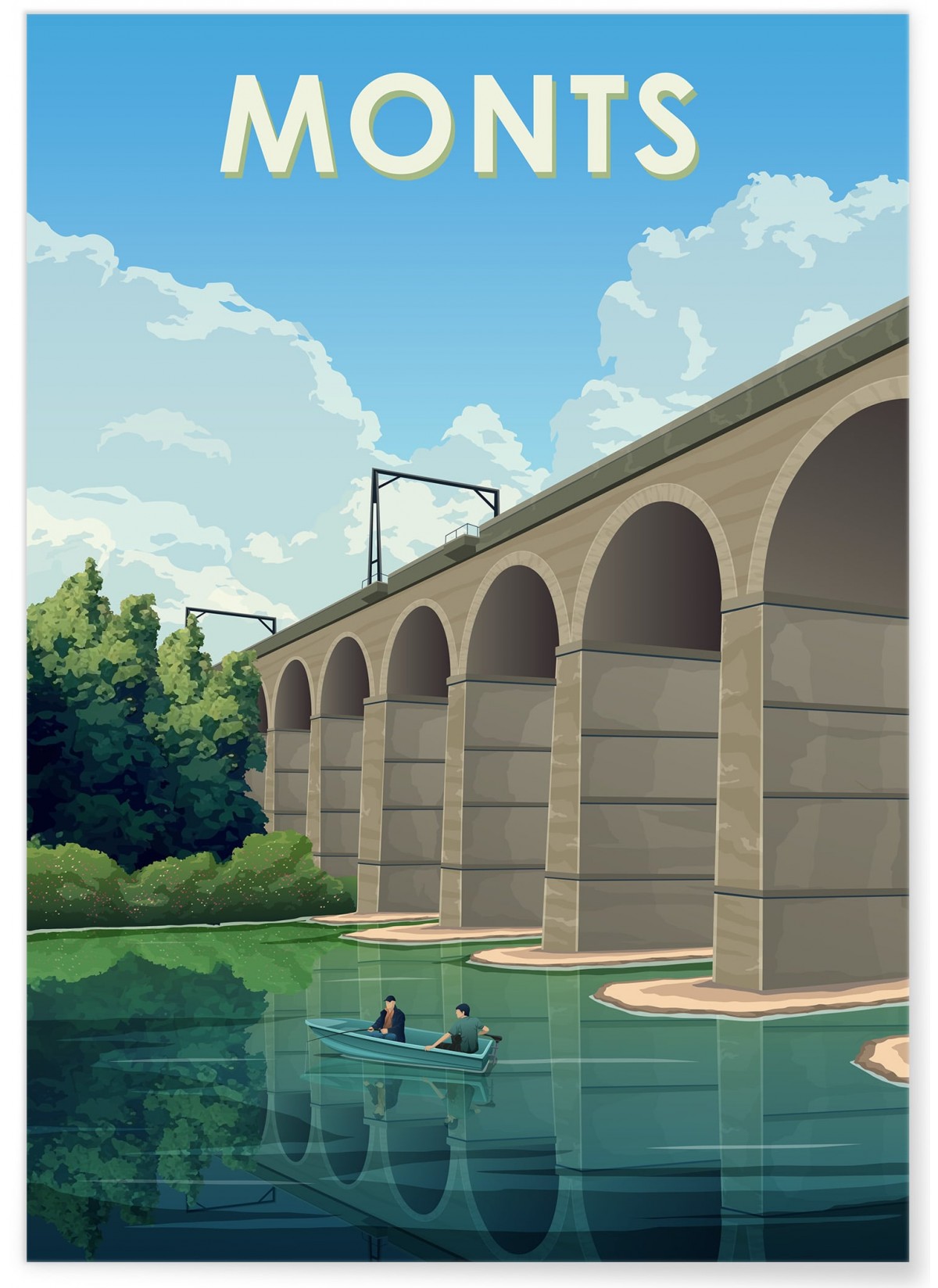 Affiche ville Monts, L'AFFICHERIE
