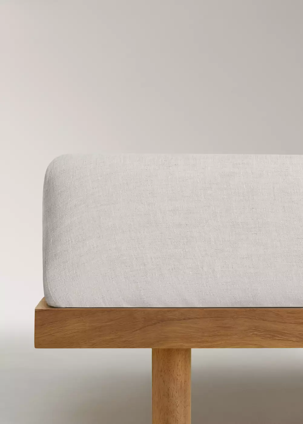 Drap-housse enfant lin lavé lit 90 cm, MANGO HOME