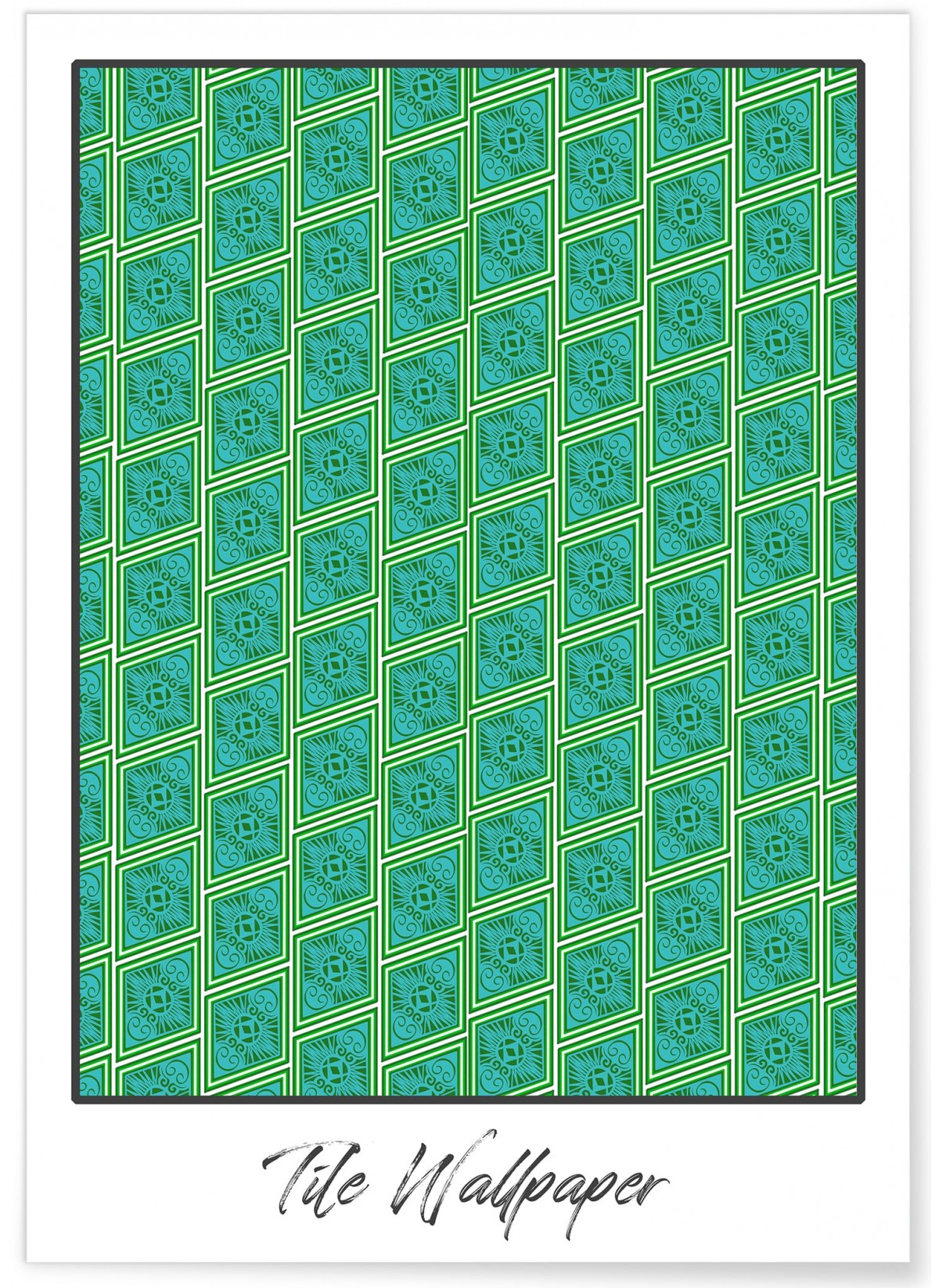 Affiche Tile Wallpaper, L'AFFICHERIE