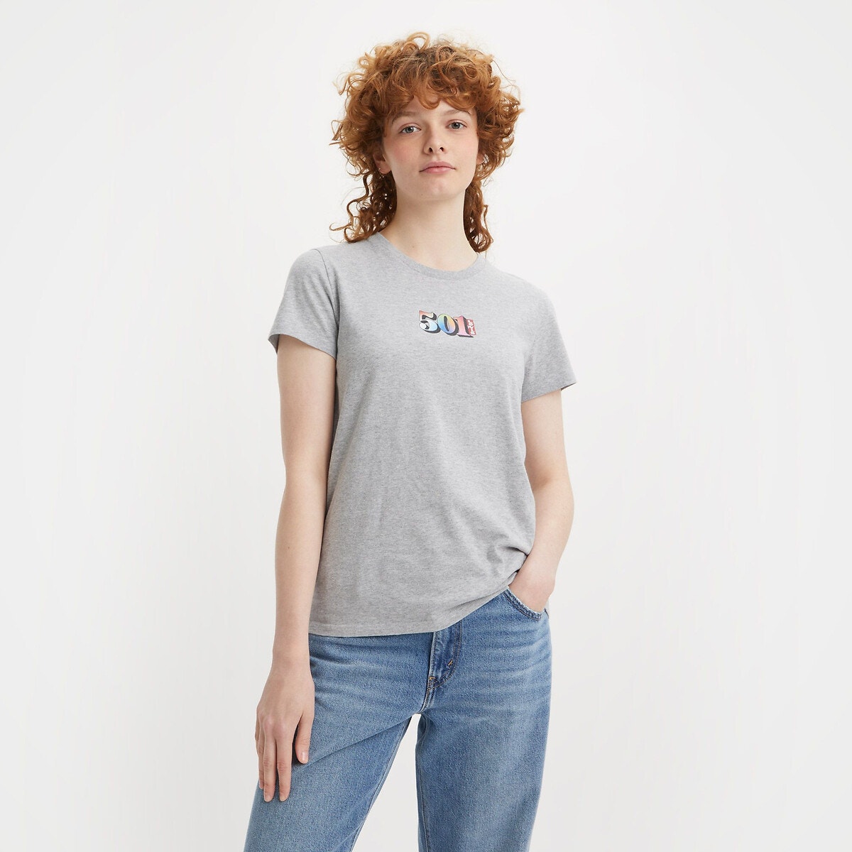 Tee shirt levis gris femme hot sale