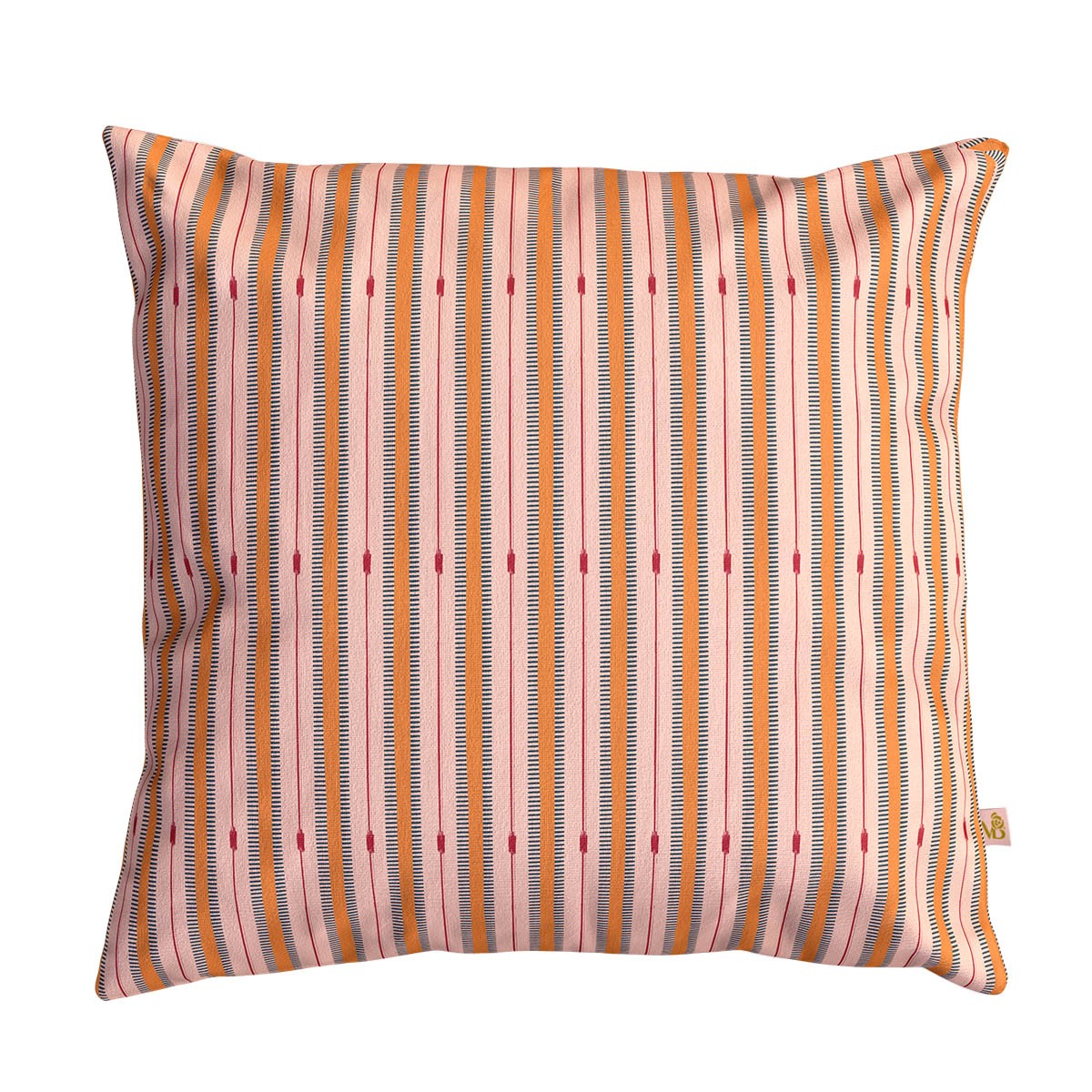 Housse de coussin extérieur, motif rayures, VICTOR, VENT DE BOHÈME