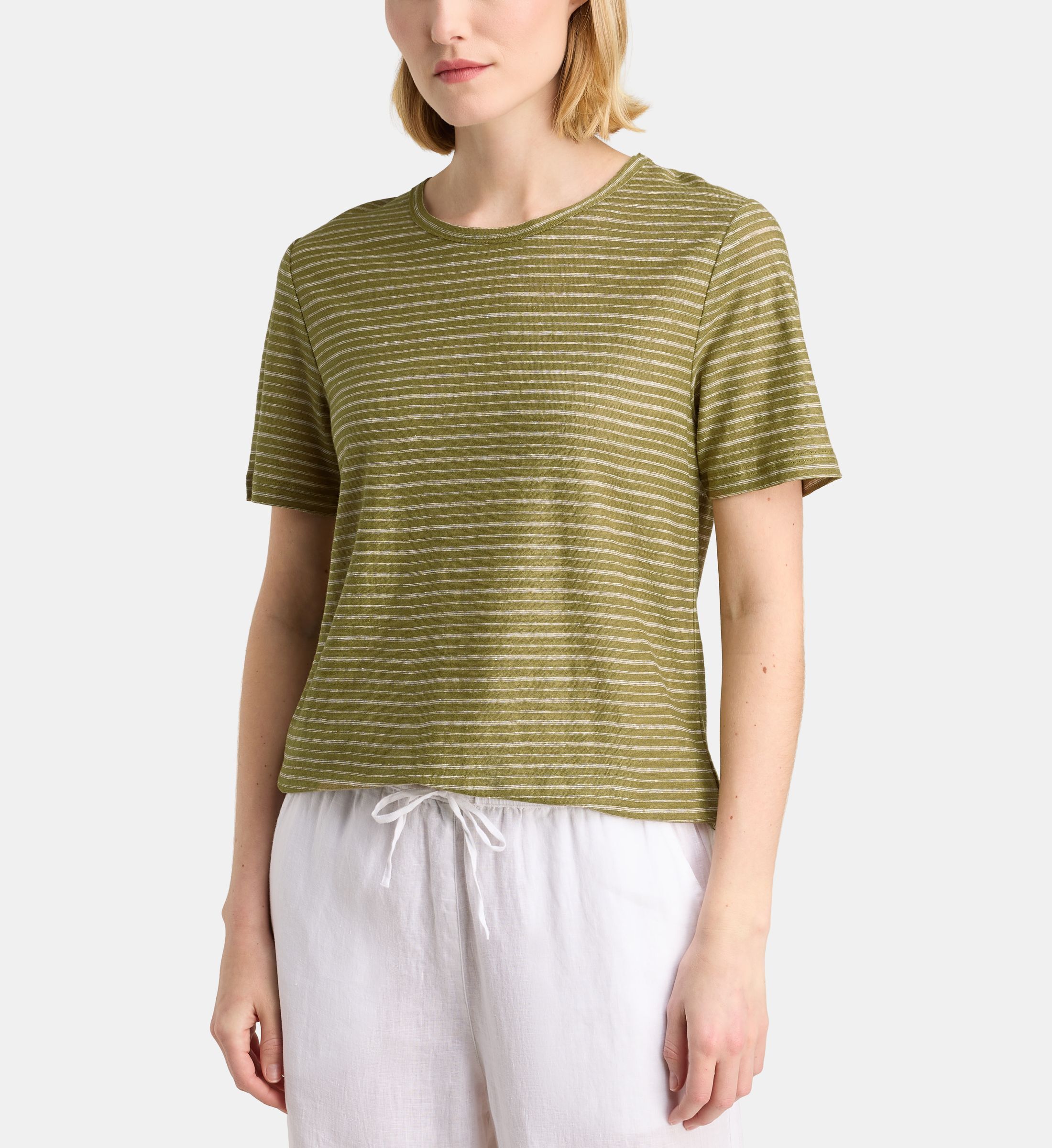 T-shirt droit alexa r lin européen, GALERIES LAFAYETTE