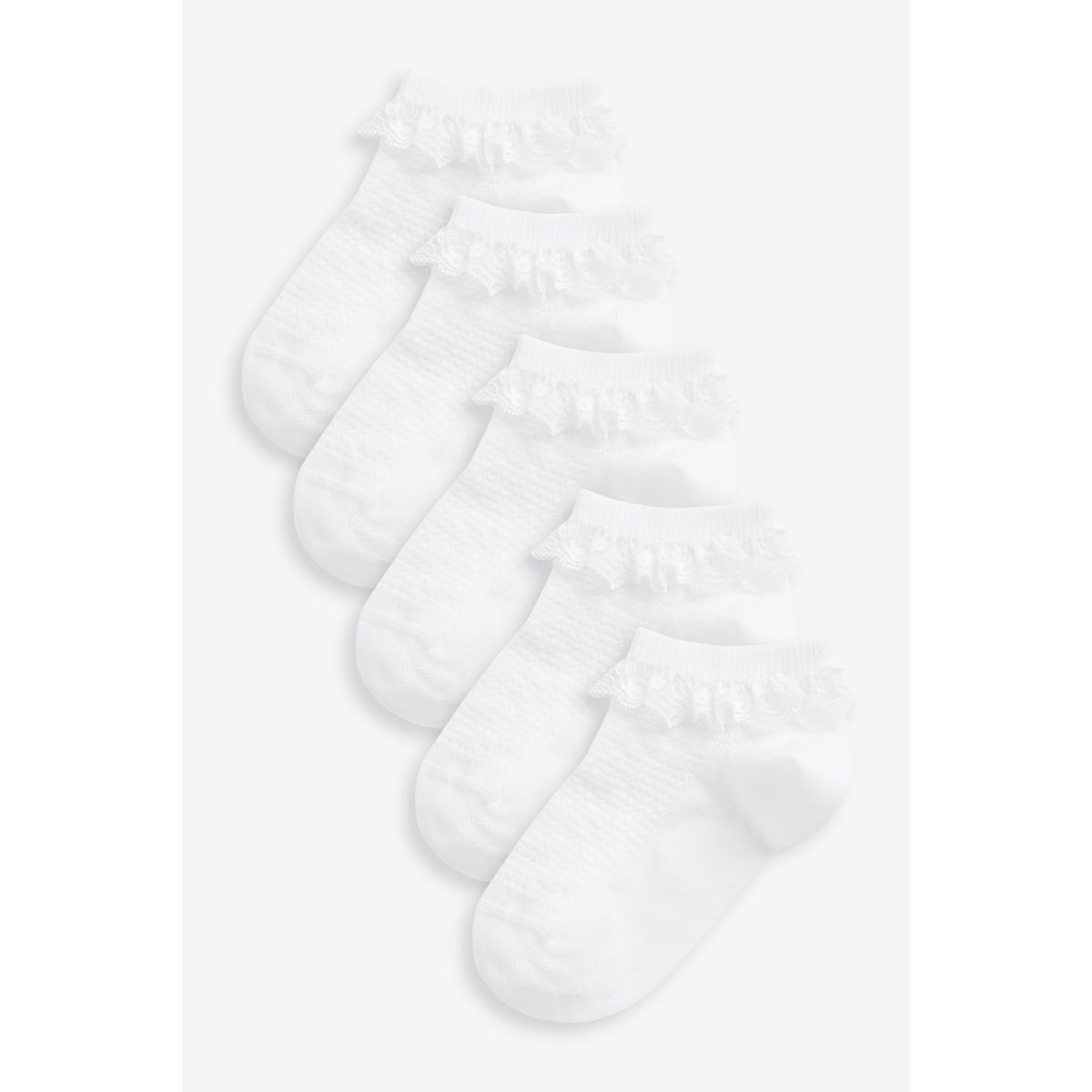 Baskets en coton volant chaussettes 5 lot, NEXT