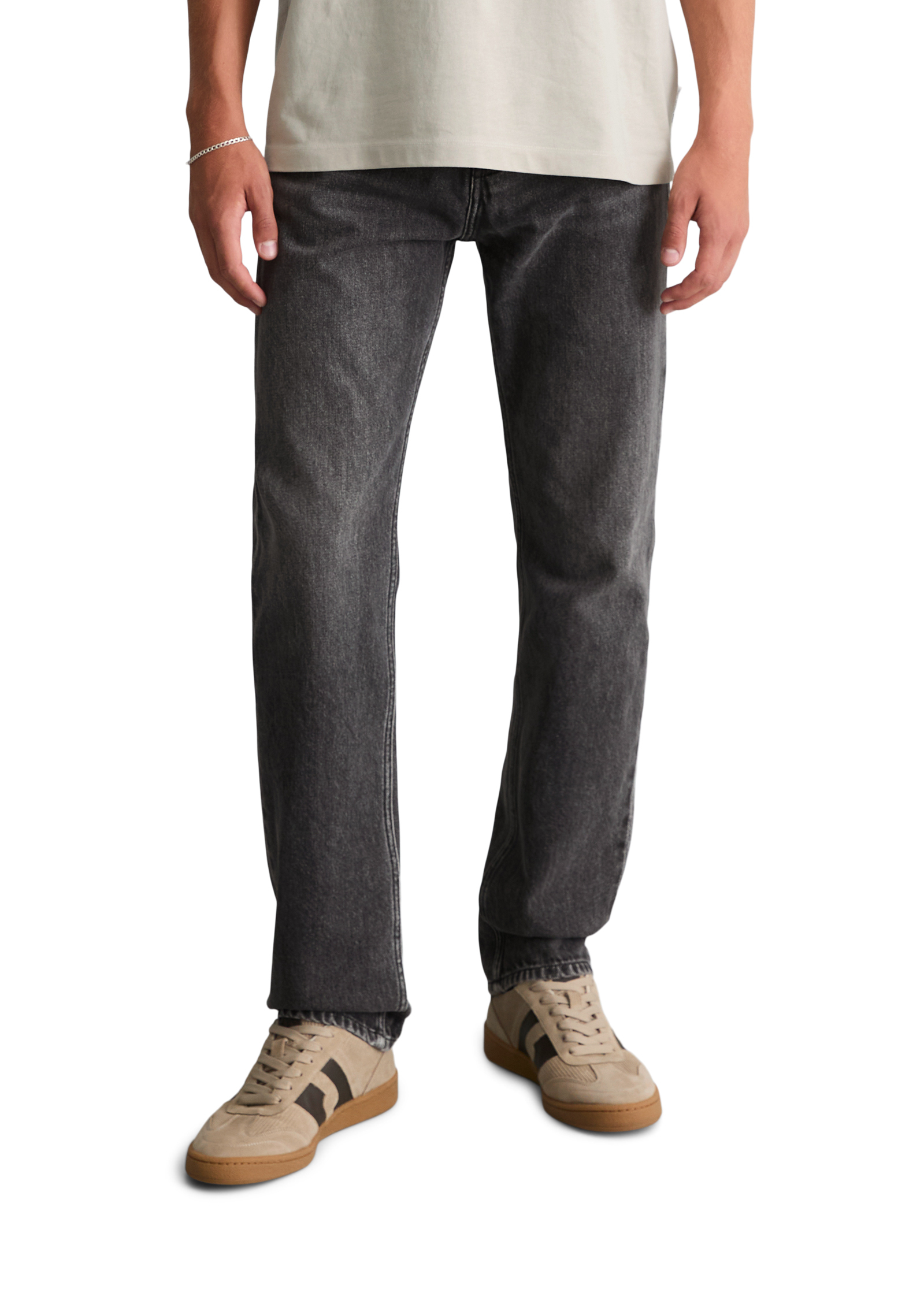 Jeans modèle Sverre droit en pur coton bio, MARC O’POLO DENIM