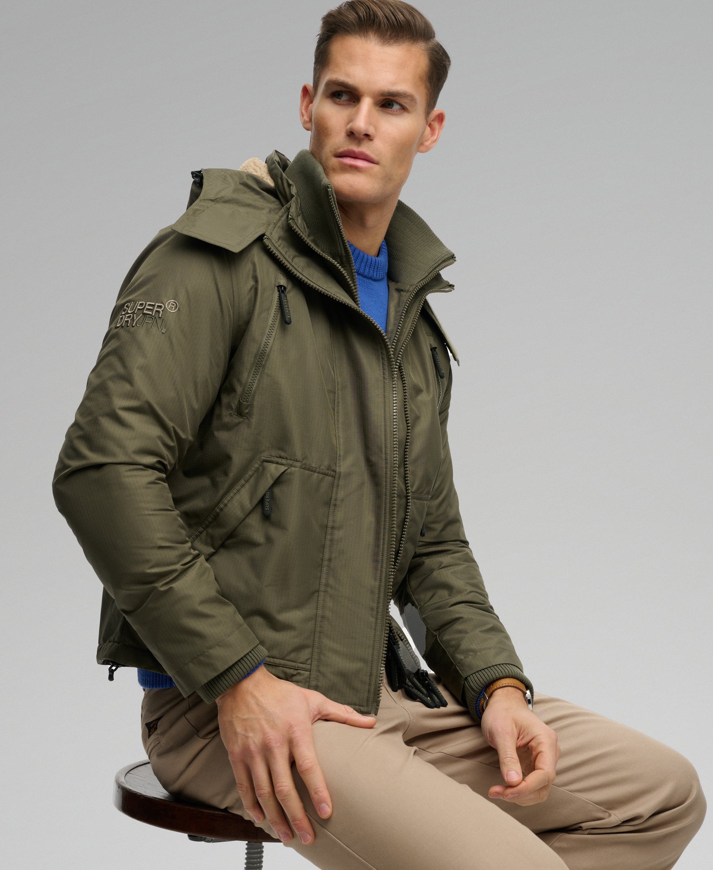 Veste Coupe-vent Arctic à Capuche, SUPERDRY