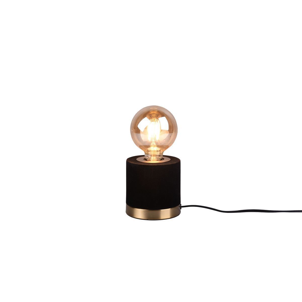 Lampe design Roxanne tactile en laiton et verre