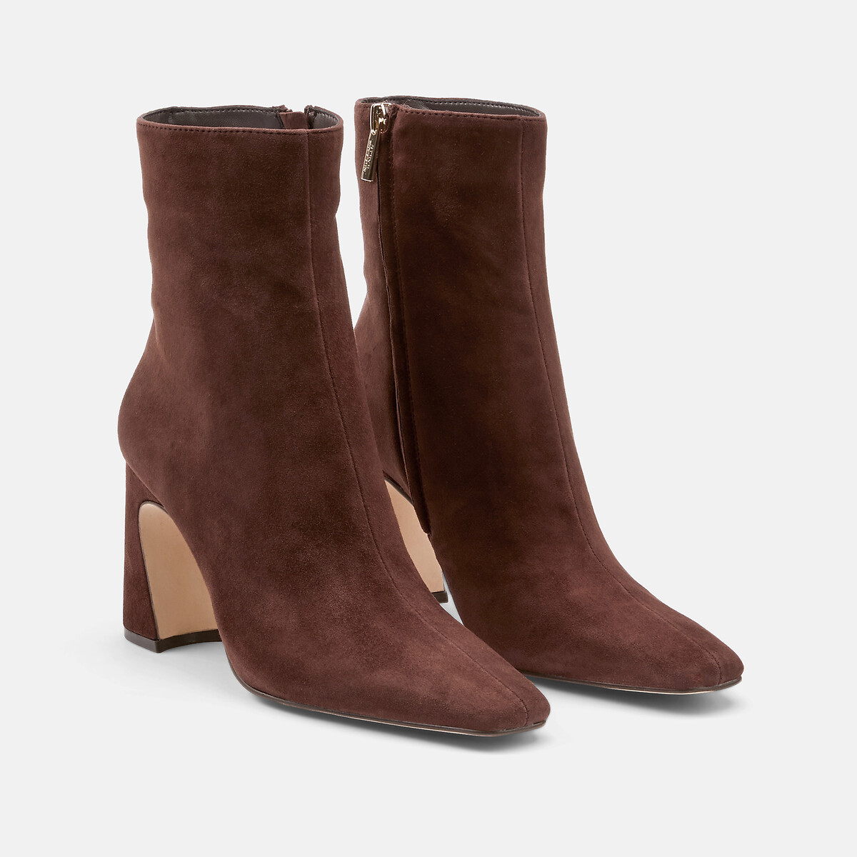 Steve Madden Botines de piel con tacón ancho