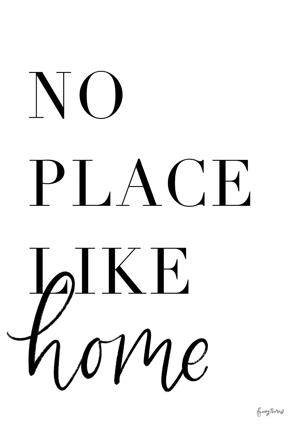 Tableau no place like home, HEXOA