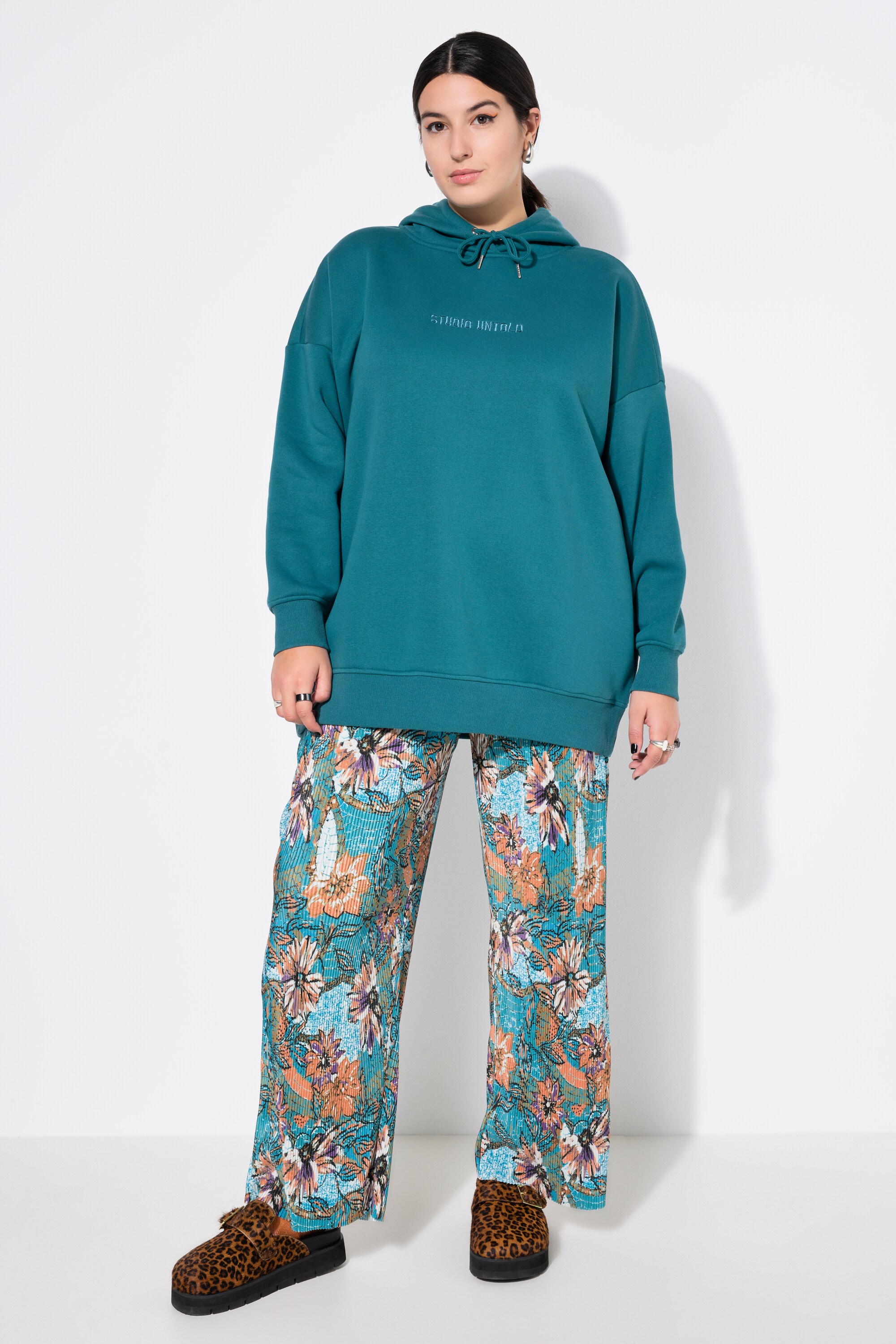 Pantalon, coupe Wide Legs, taille haute, STUDIO UNTOLD