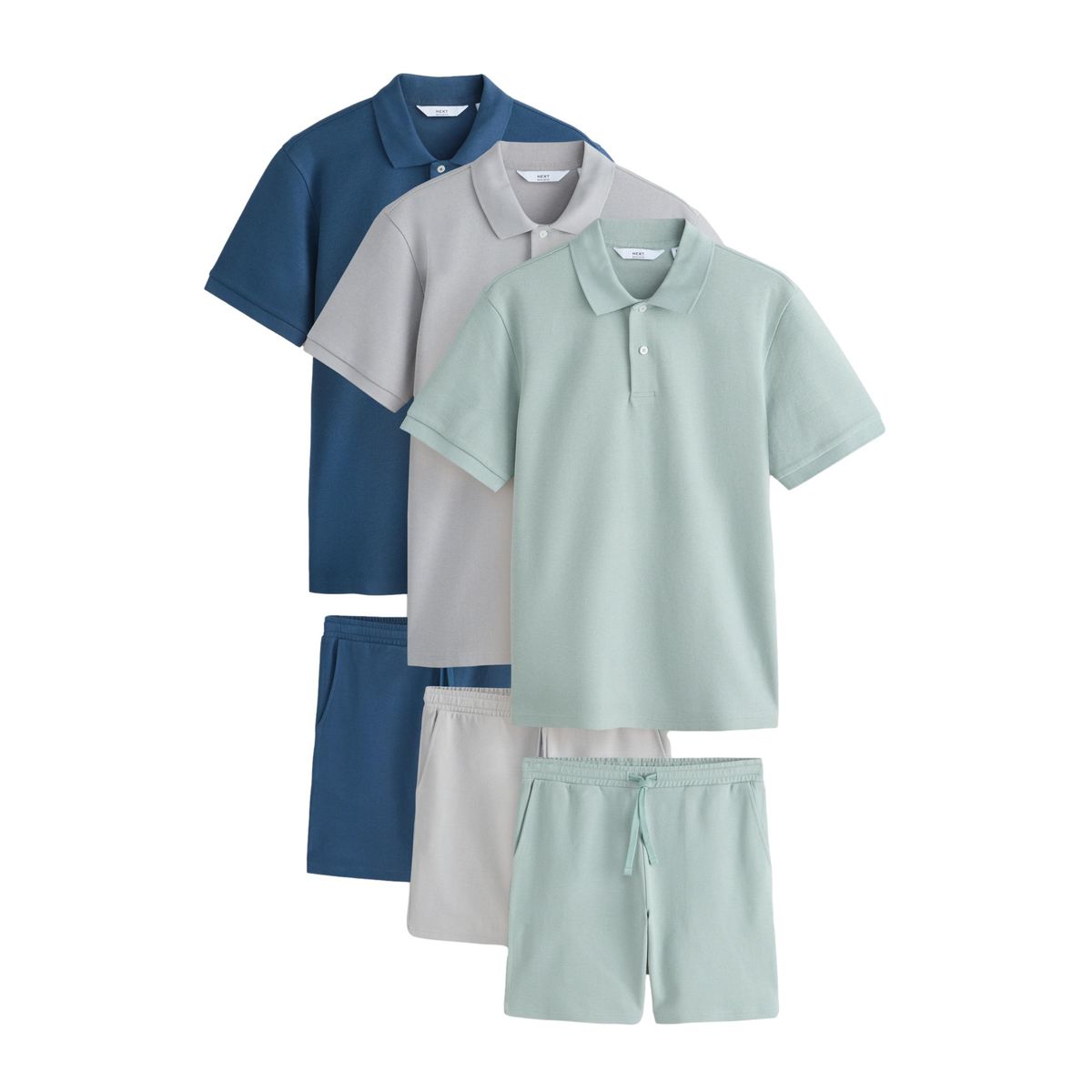 Polo et short coordonnés, NEXT