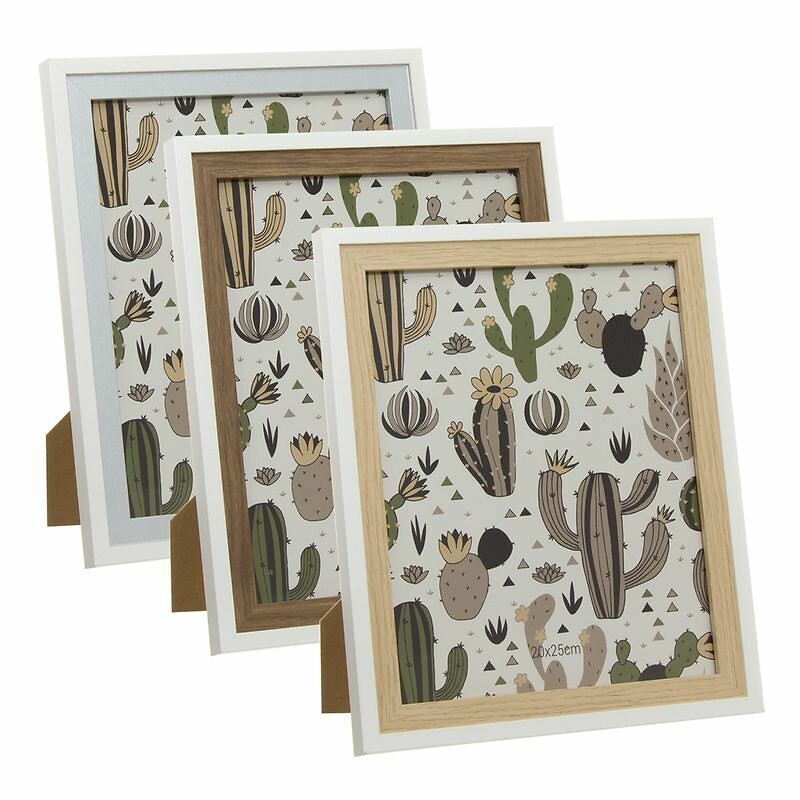 Moldura De Plástico Cactus 20X25Cm Sortido 2758213, D'CASA, D´CASA
