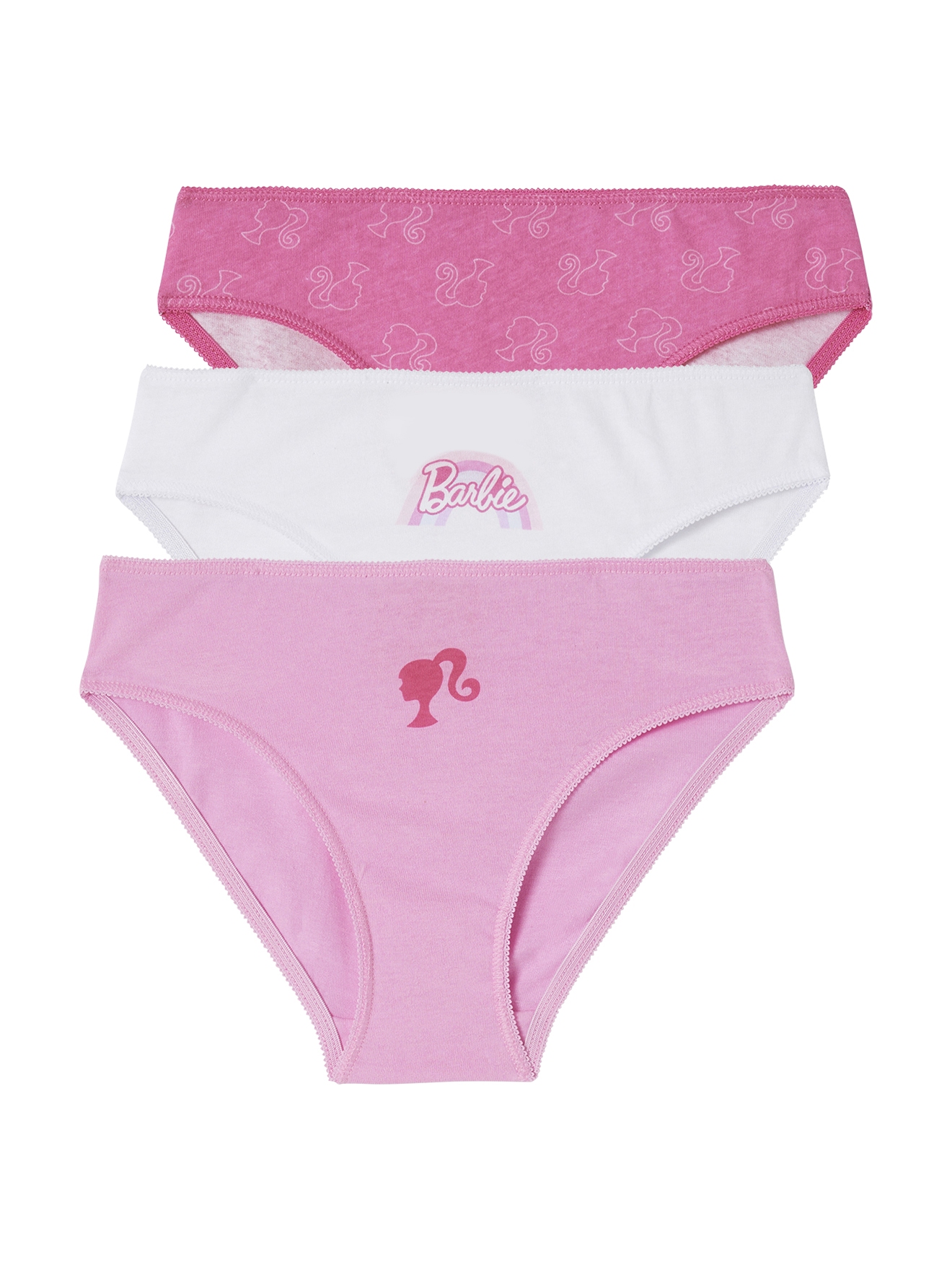 Lot de 3 culottes Barbie®, VERTBAUDET