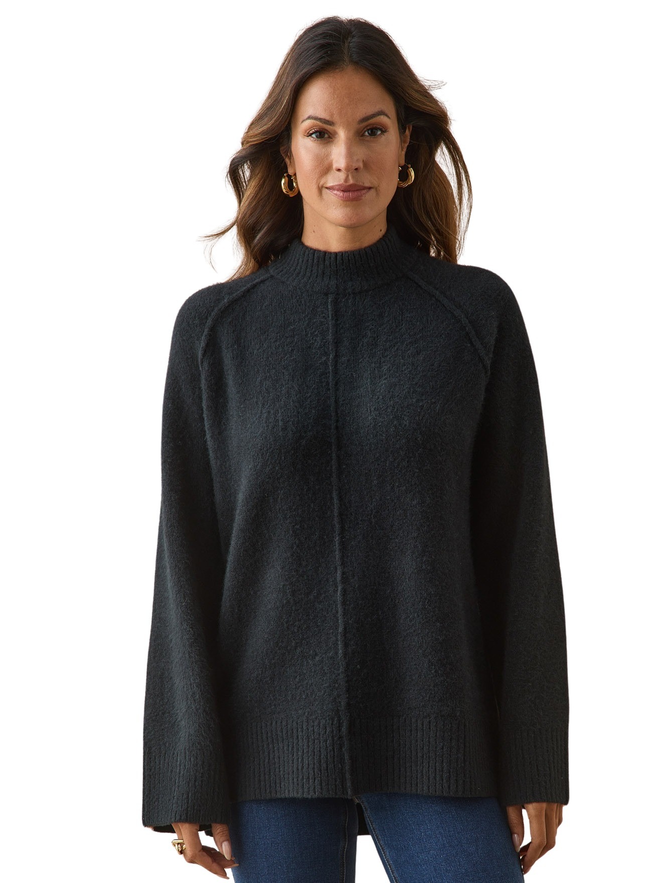 Pull avec laine col montant, DAXON
