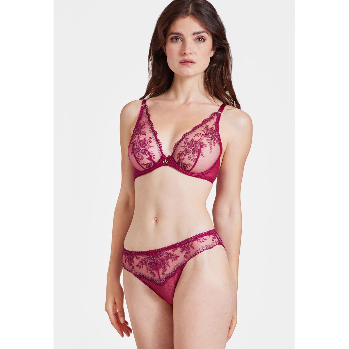 Culotte italienne tr sor infini night purple Aubade La Redoute