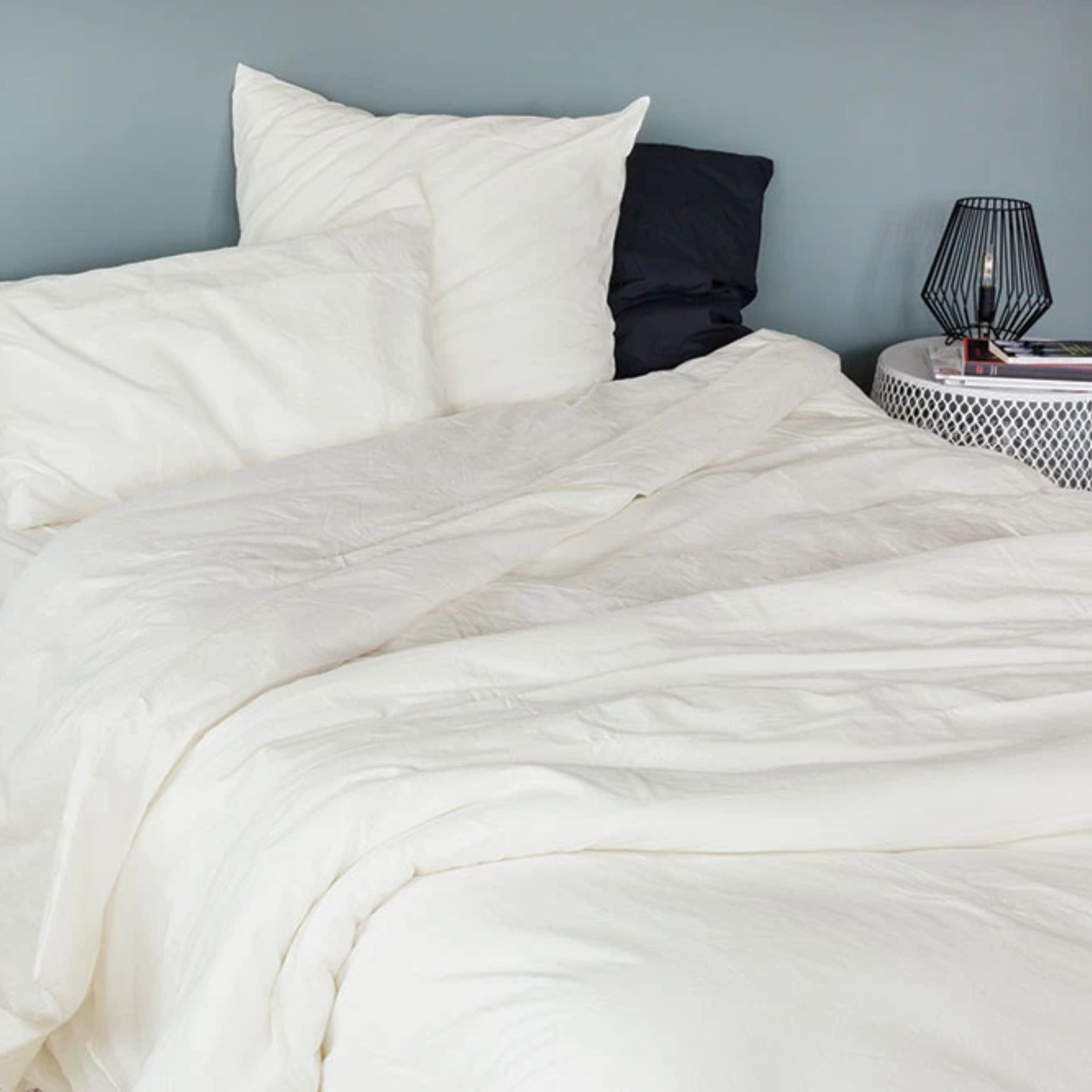 Housse de couette coton Lavé Oekotex, TOISON D OR