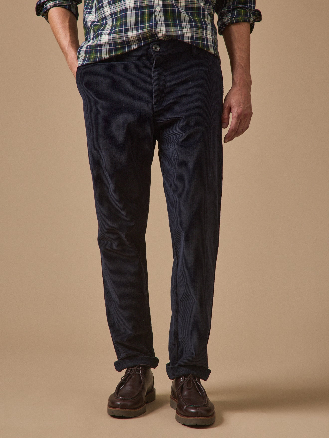 Pantalon taille élastiquée velours, CYRILLUS
