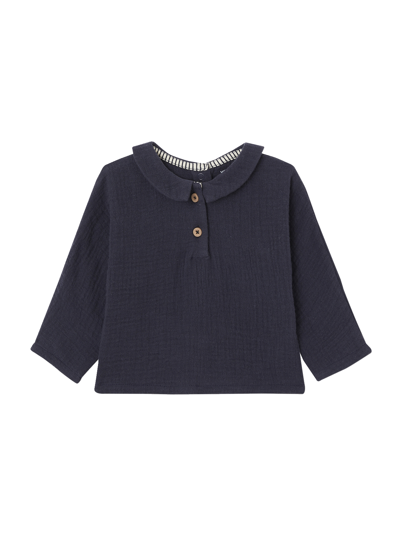 T-shirt en gaze de coton bébé, VERTBAUDET