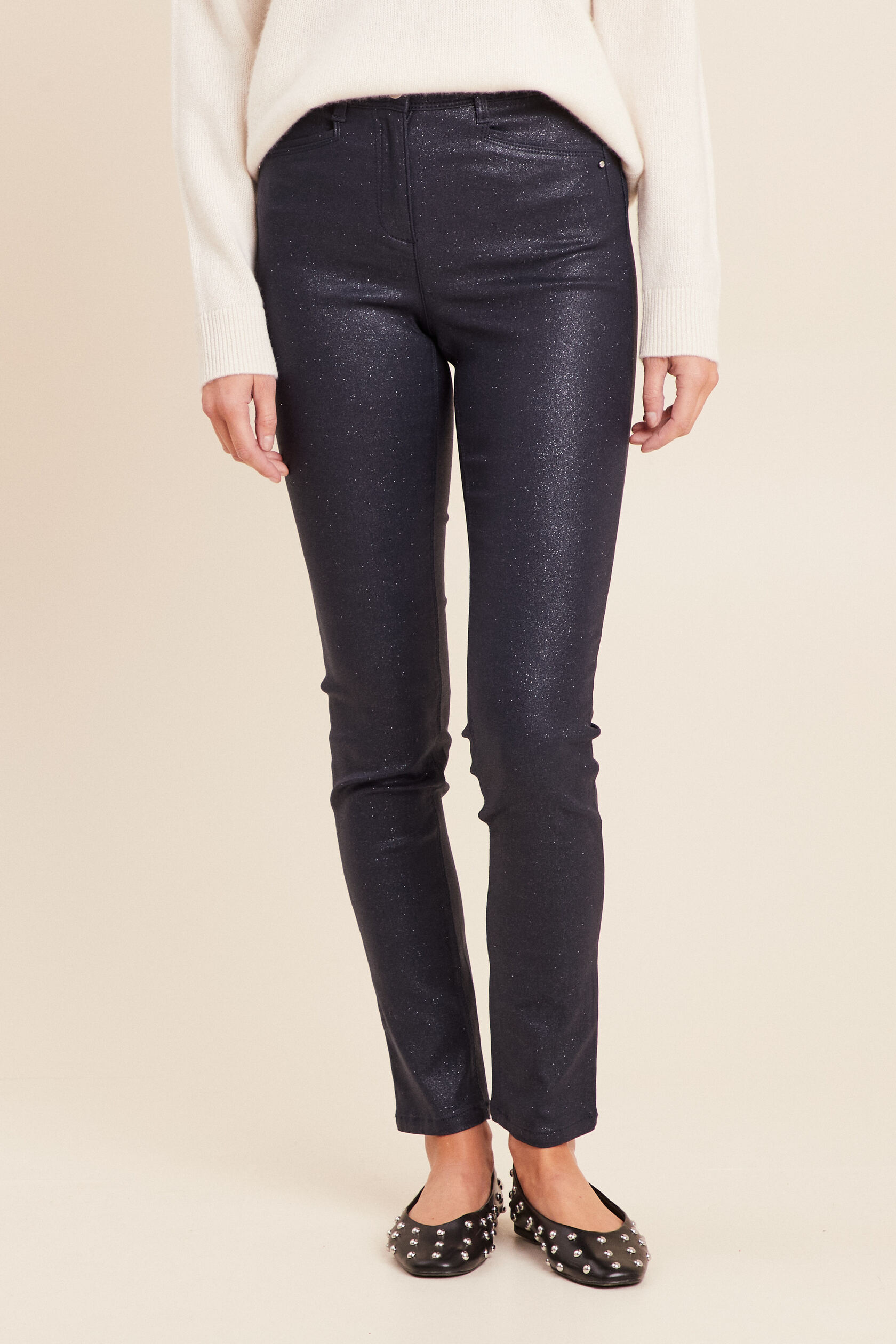 Pantalon irisé en similicuir, BREAL