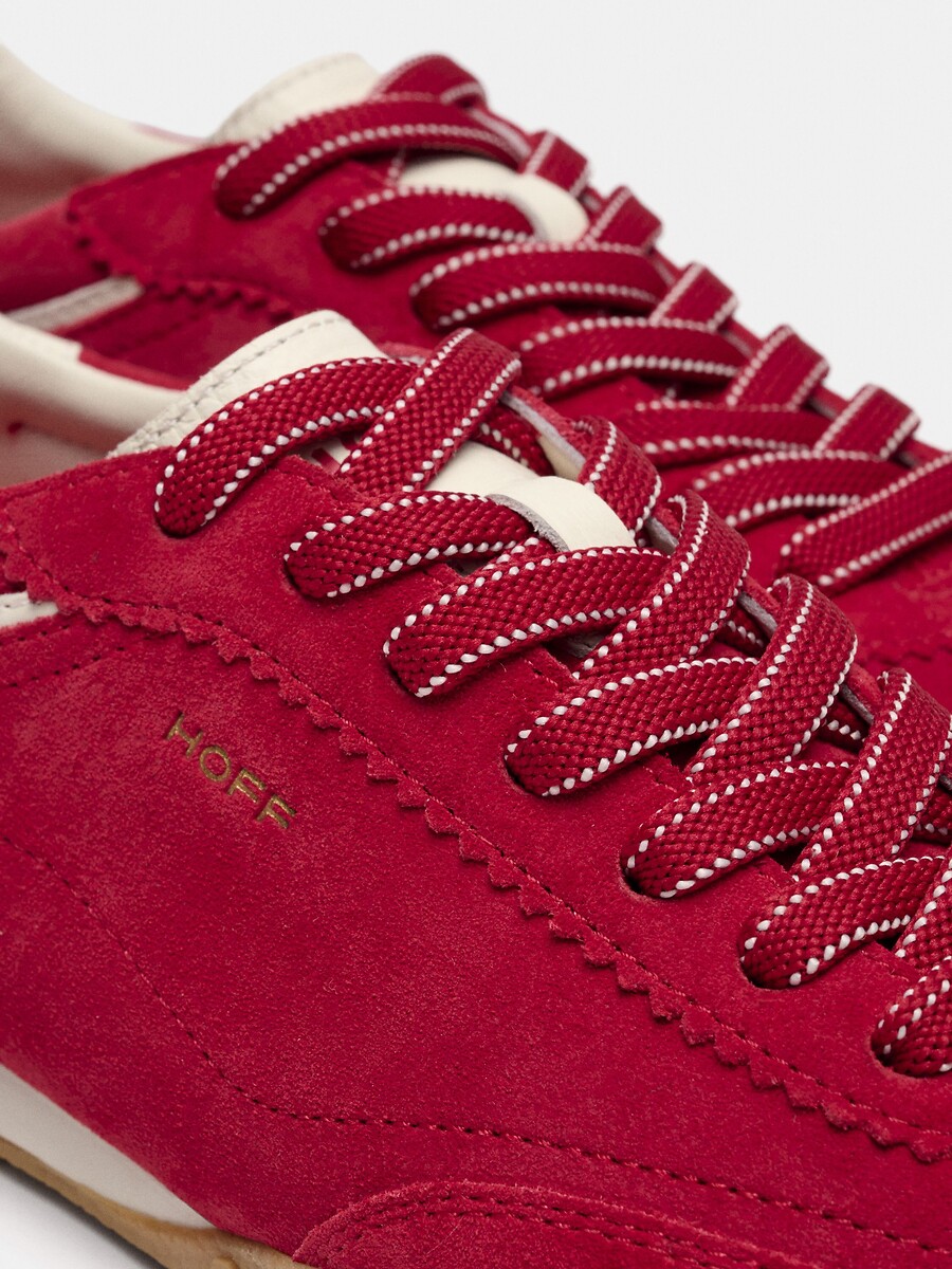 HOFF Zapatillas De Piel Bridge FL Rojo — foto 3