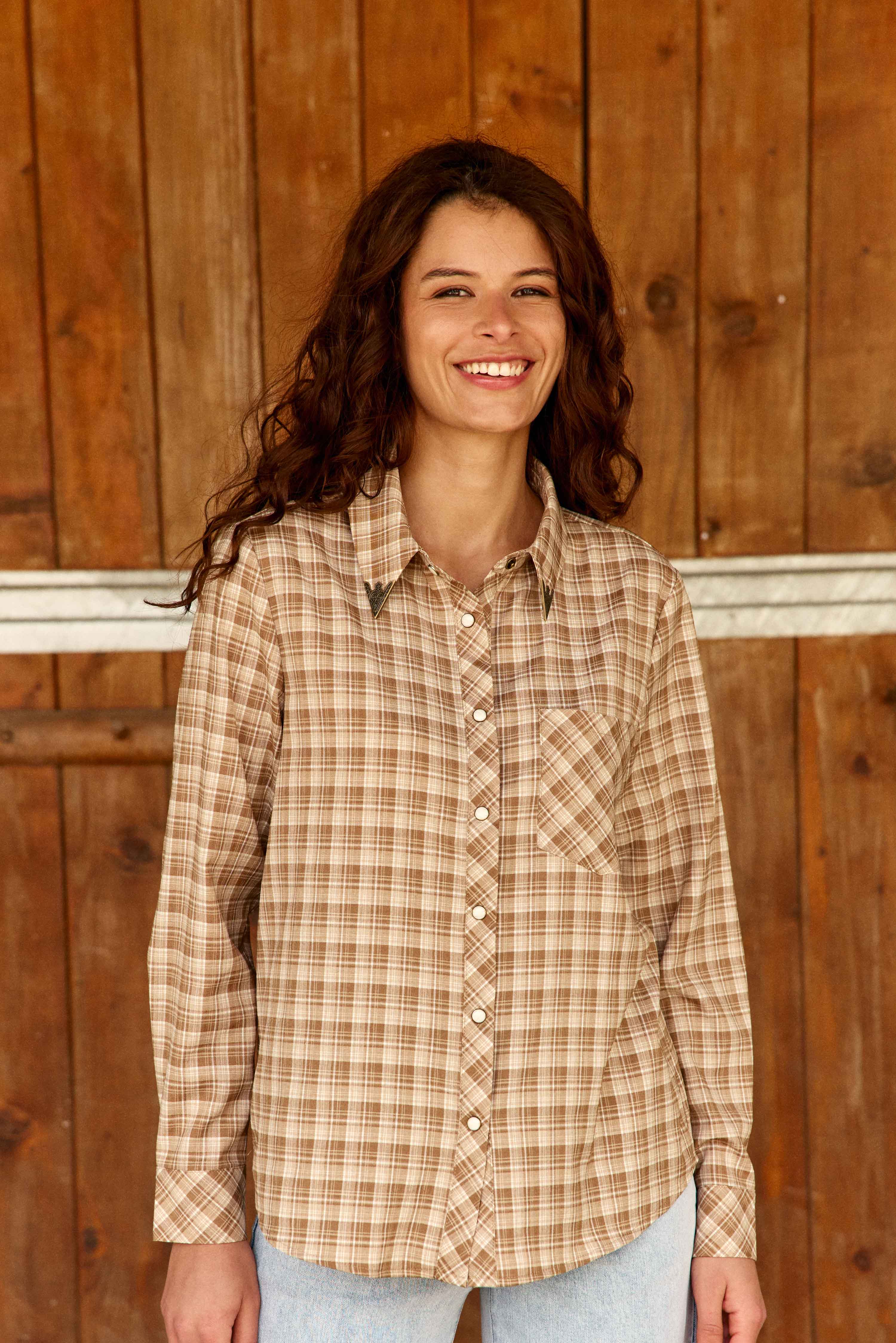 Chemise imprimé à carreaux CLAUDIA, LA PETITE ETOILE