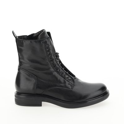 Lace-Up Ankle Boots in Leather MJUS