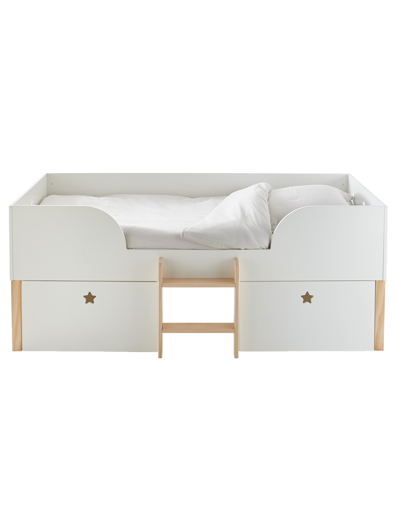 Lit en hauteur avec rangements GRANDE OURSE, VERTBAUDET
