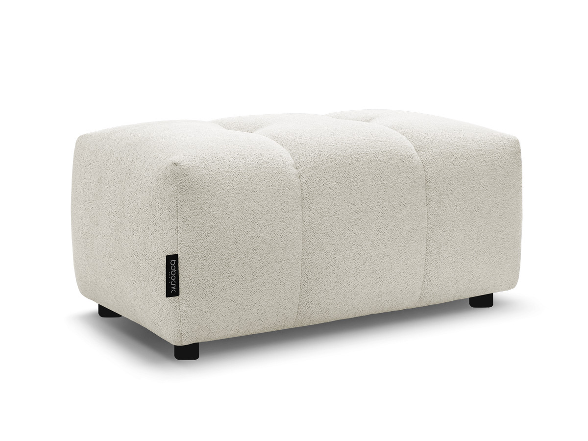 Pouf tissu chiné, ROXELANE, BOBOCHIC