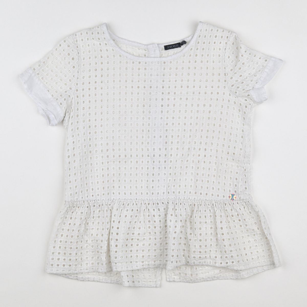 Haut IKKS Marron - Taille 38 - 83% Coton, 11% Polyamide, 6% élasthanne - Occasion Très Bon état