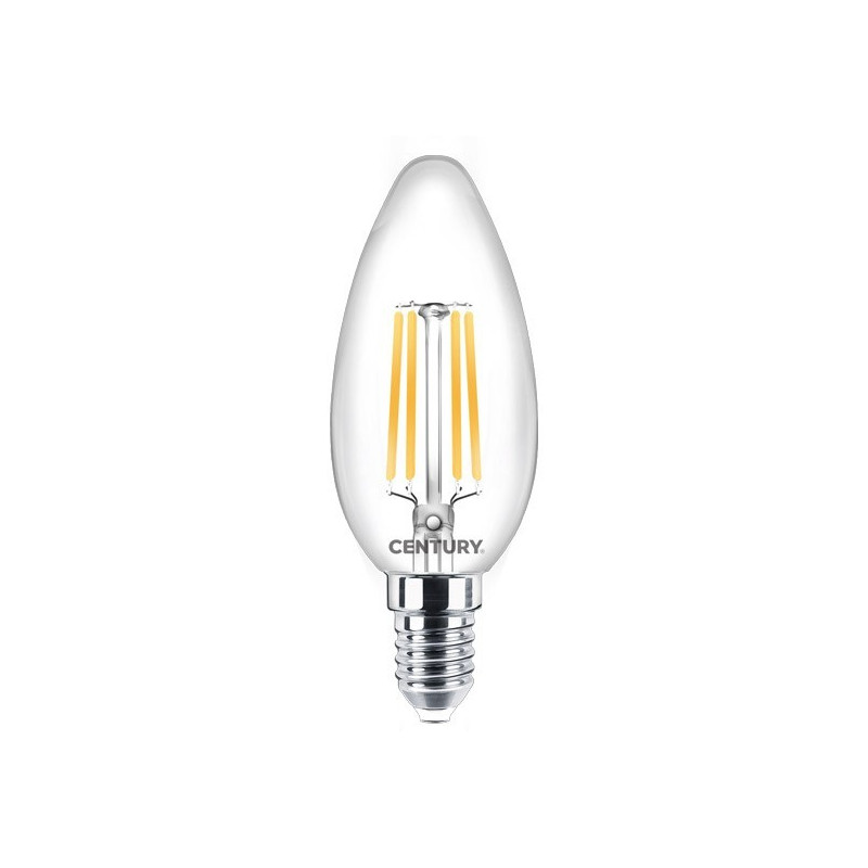 Ampoule Filament Led E14 6 W Olive Blanc Froid Puissance 60, MILLUMINE
