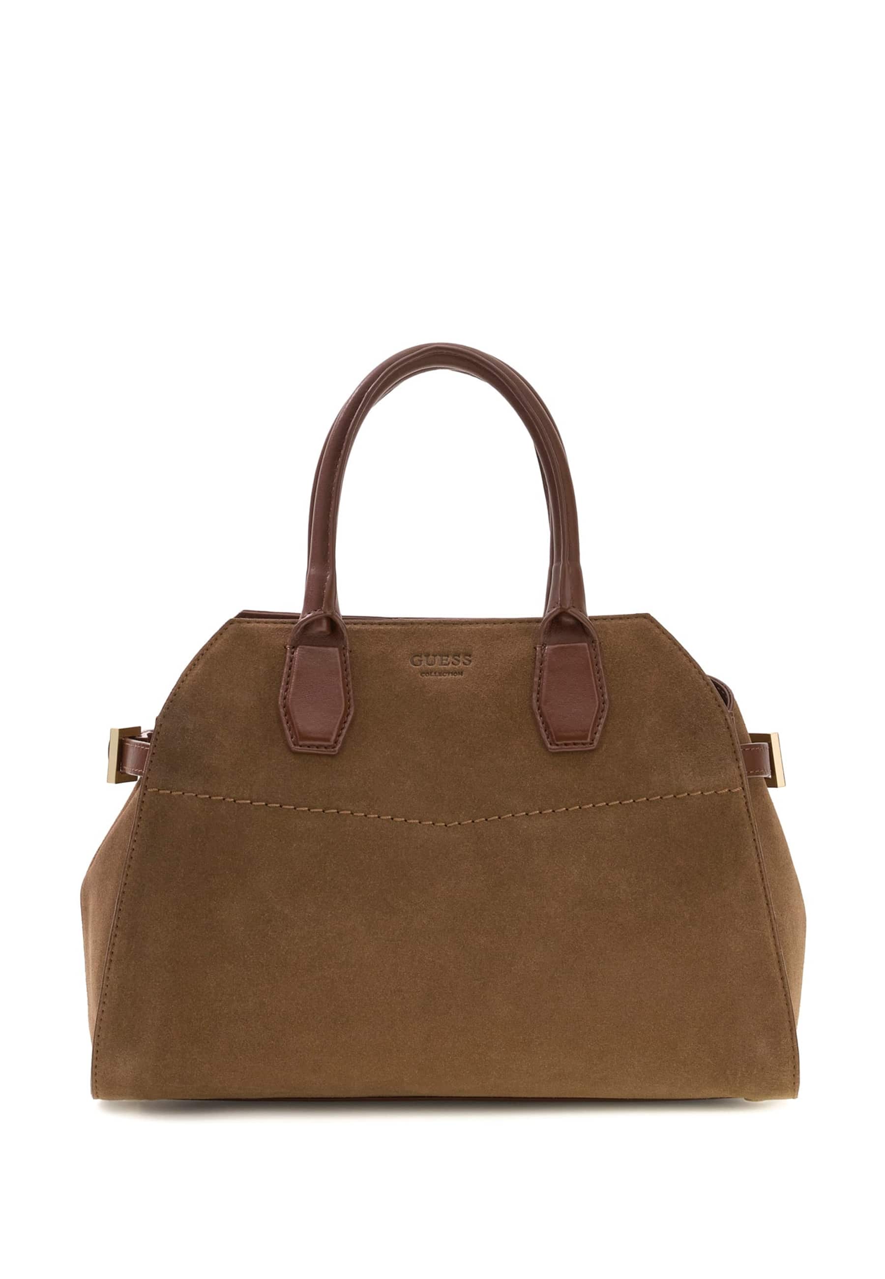 Sac À Main En Cuir Véritable Liza, GUESS