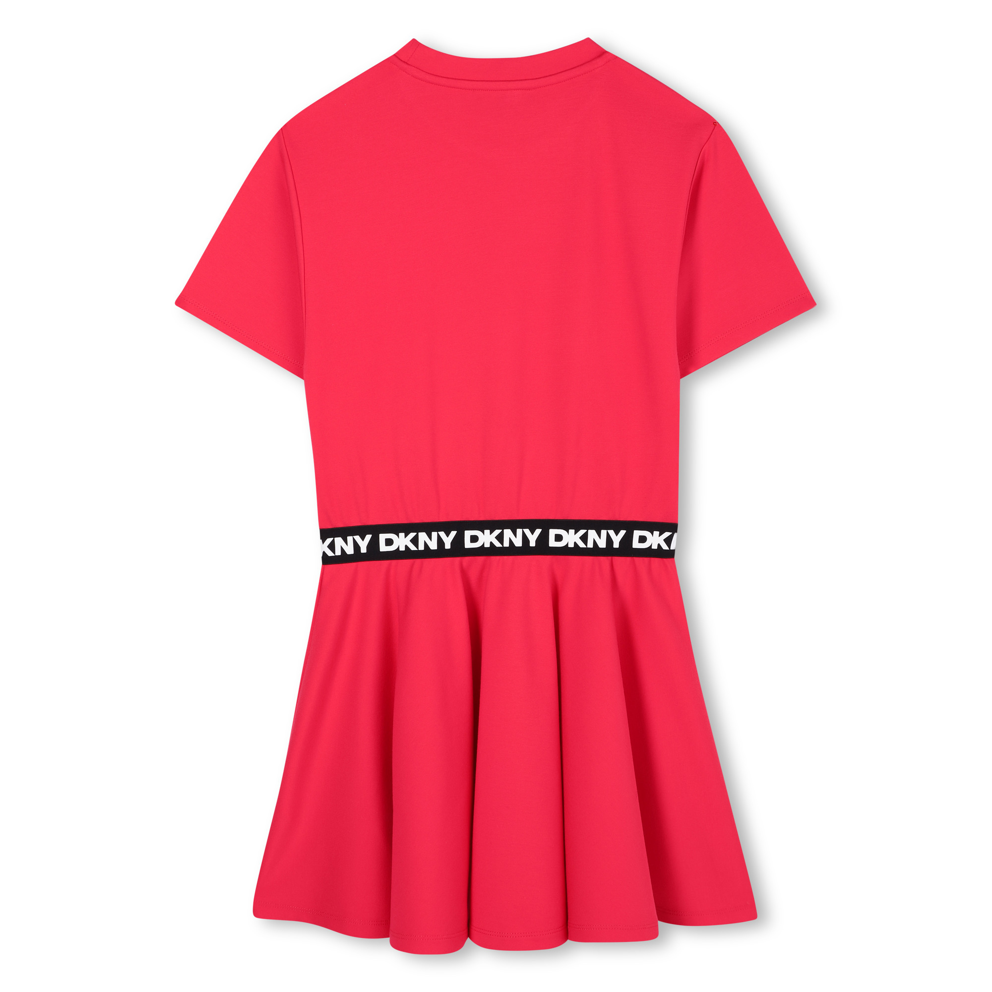 Robe DKNY Manches Courtes - Taille 36 - Blanc-noir - Style Décontracté élégant