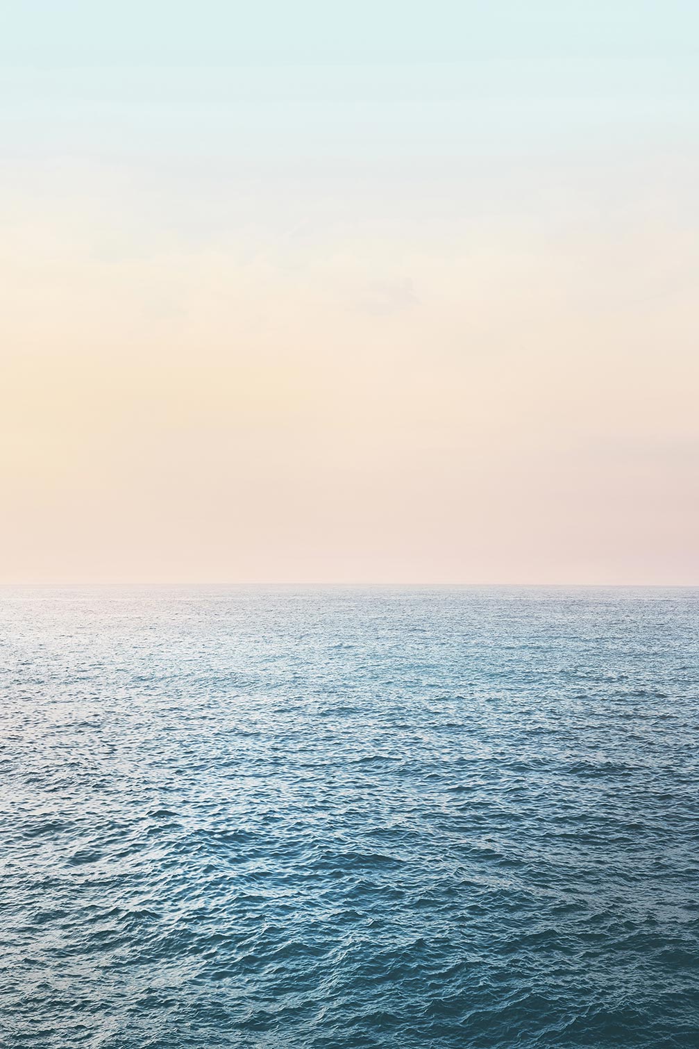 Tableau paysage mer tranquille, HEXOA