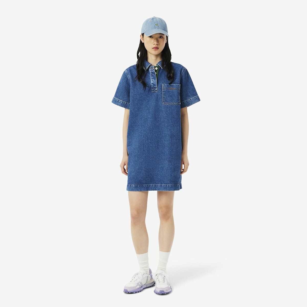 Denim Mini Dress, LACOSTE