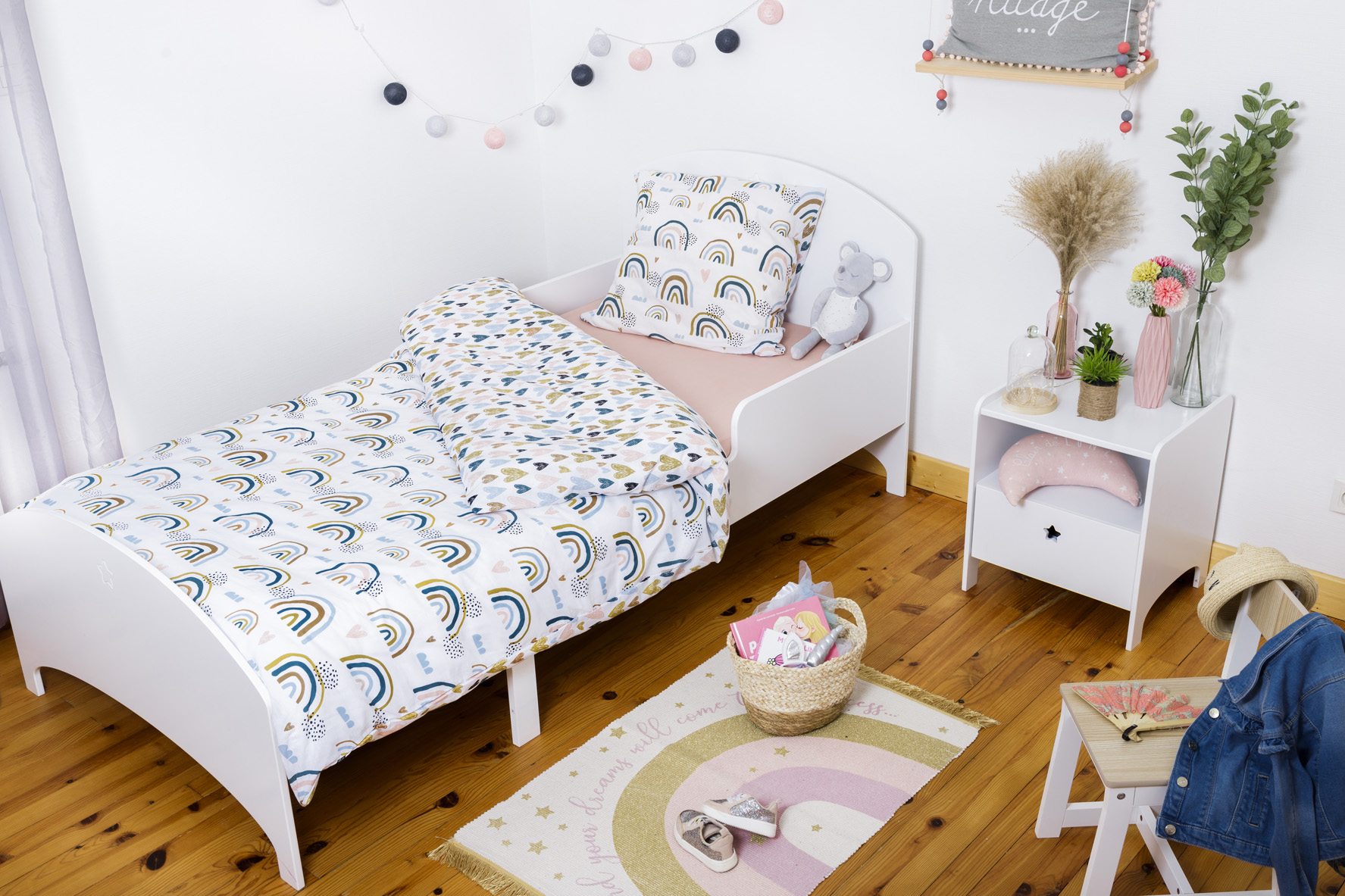 Parure Housse de couette Collection Arc en ciel, EDEN