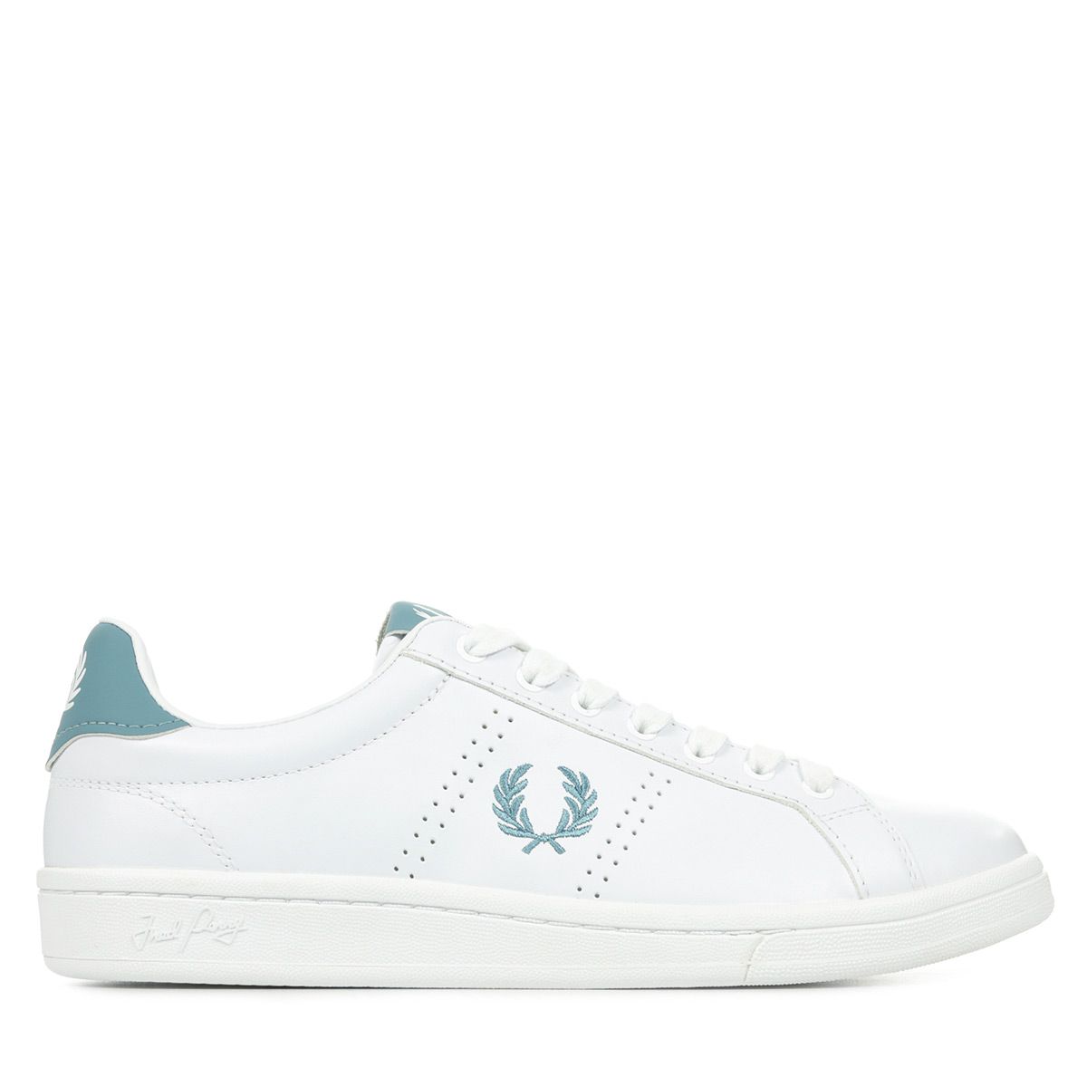 Fred perry top leather white