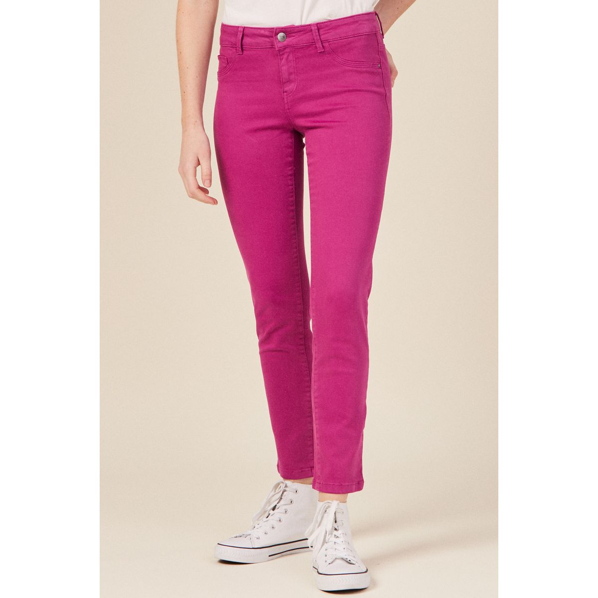 Pantalon femme clearance couleur pastel