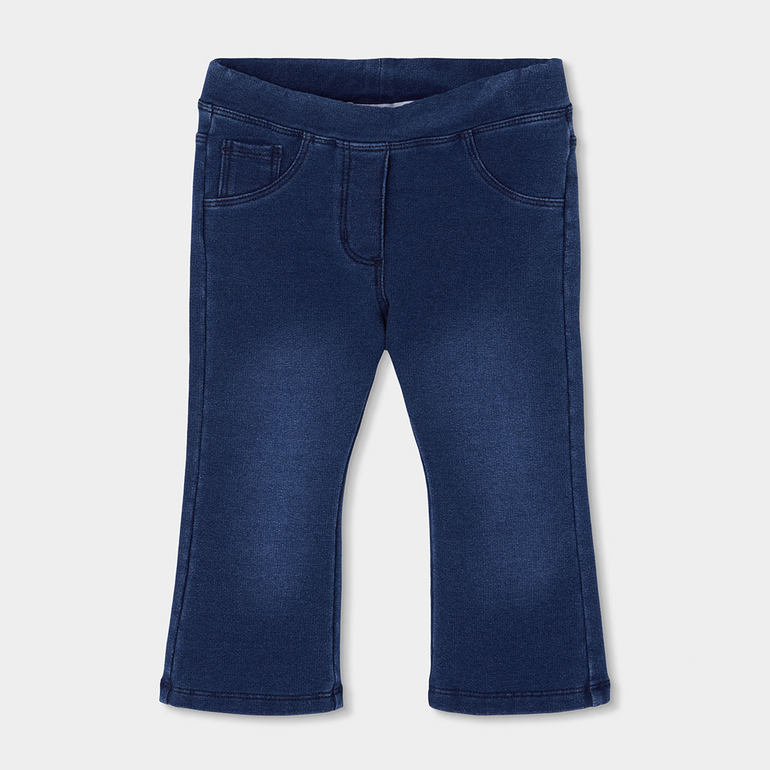 Jogging fille en molleton denim, BOBOLI