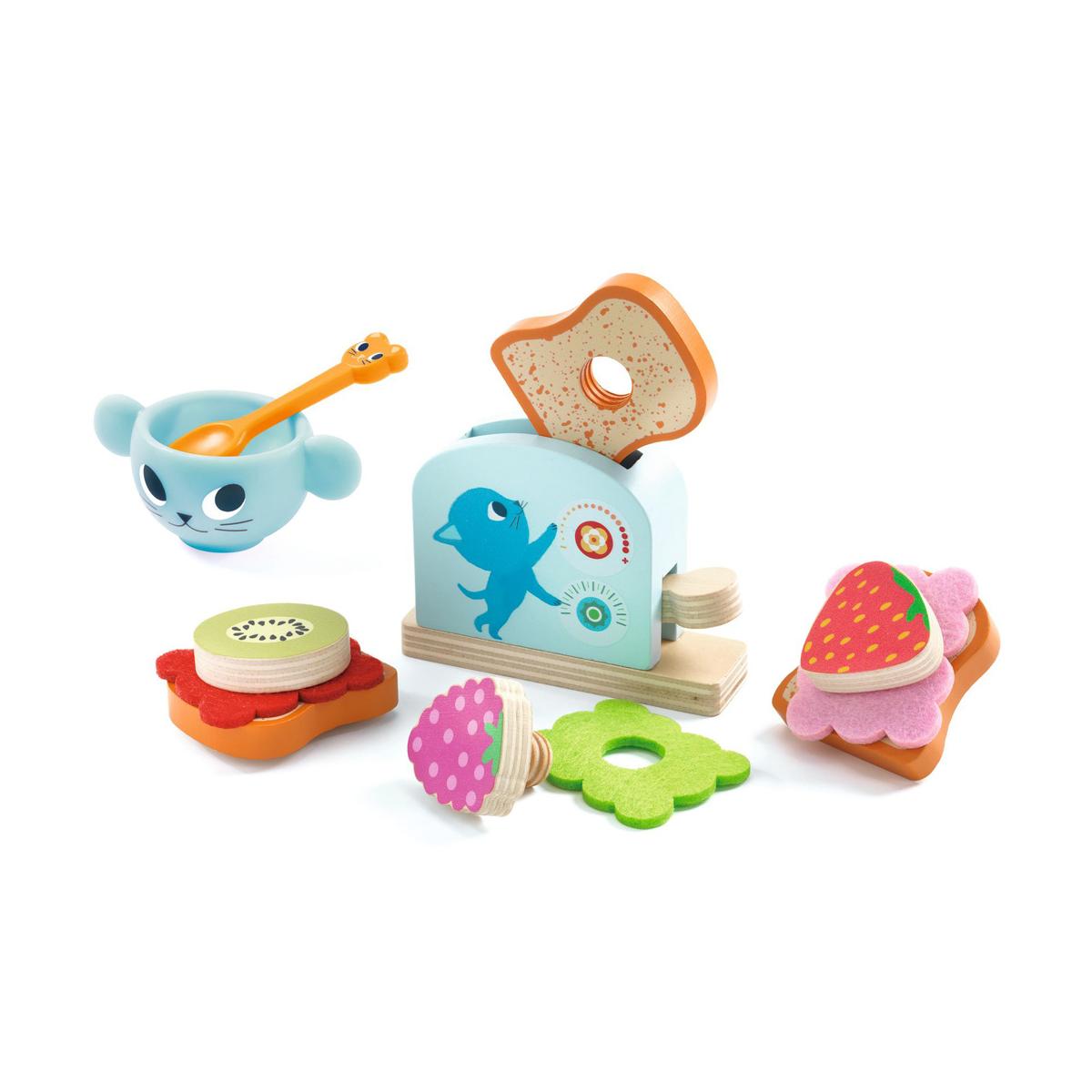 Set petit déjeuner en bois gourmandises, DJECO