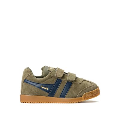 Kids Harrier Strap Suede Touch 'n' Close Trainers GOLA