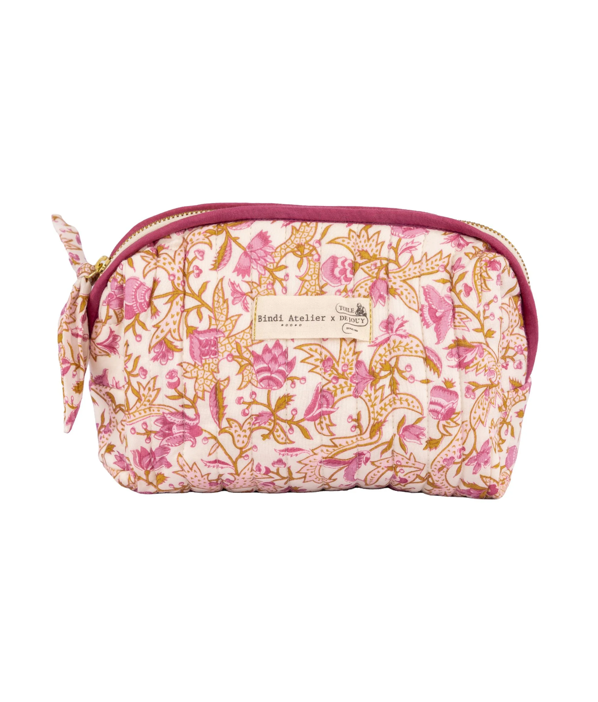 Trousse maquillage Toile de Jouy depuis 1760 - Forest, BINDI ATELIER