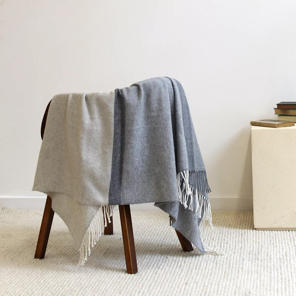 Plaid laine & autres fibres QUADRATO, GARNIER THIEBAUT